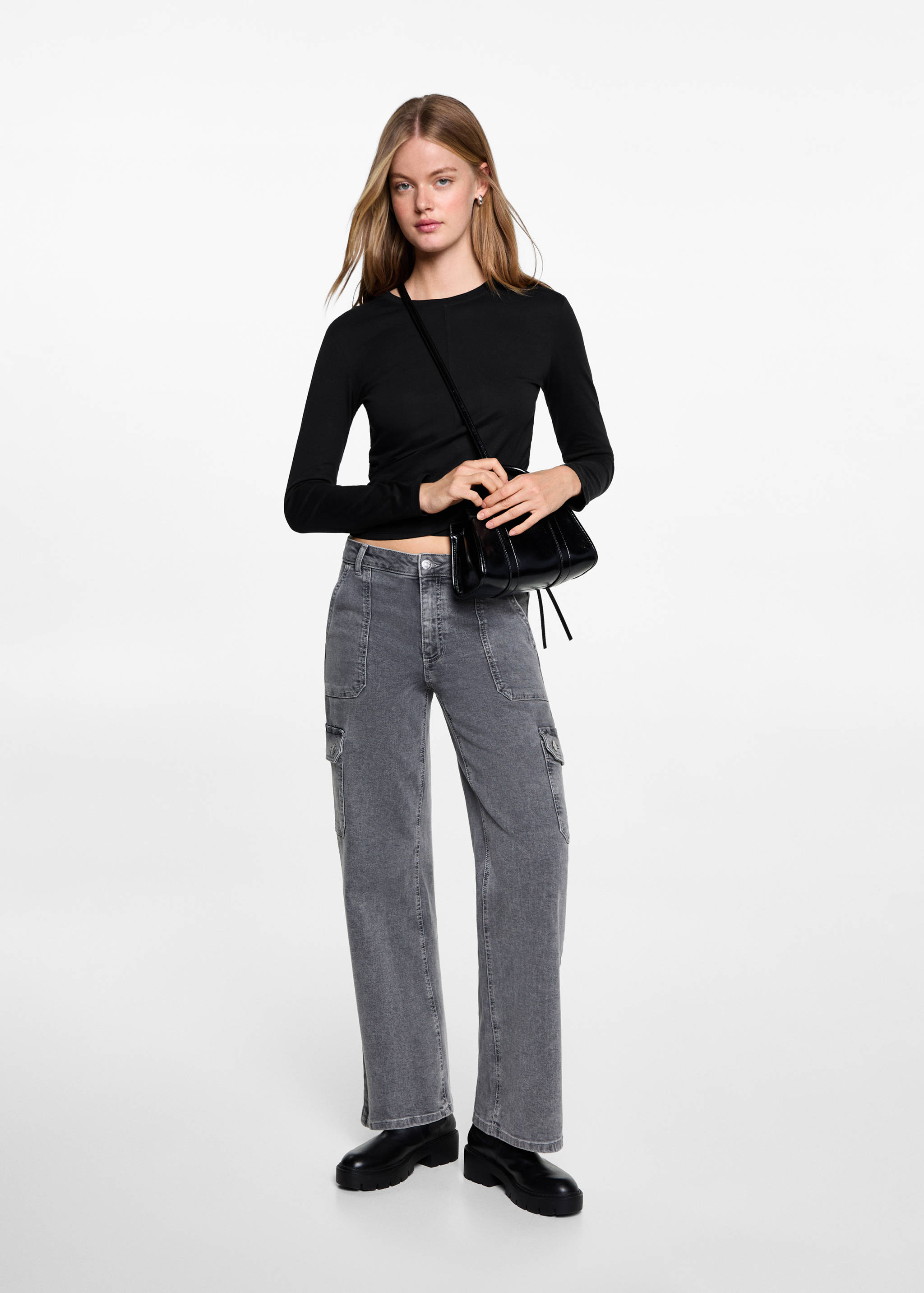 Wrap detail cotton t-shirt - General plane