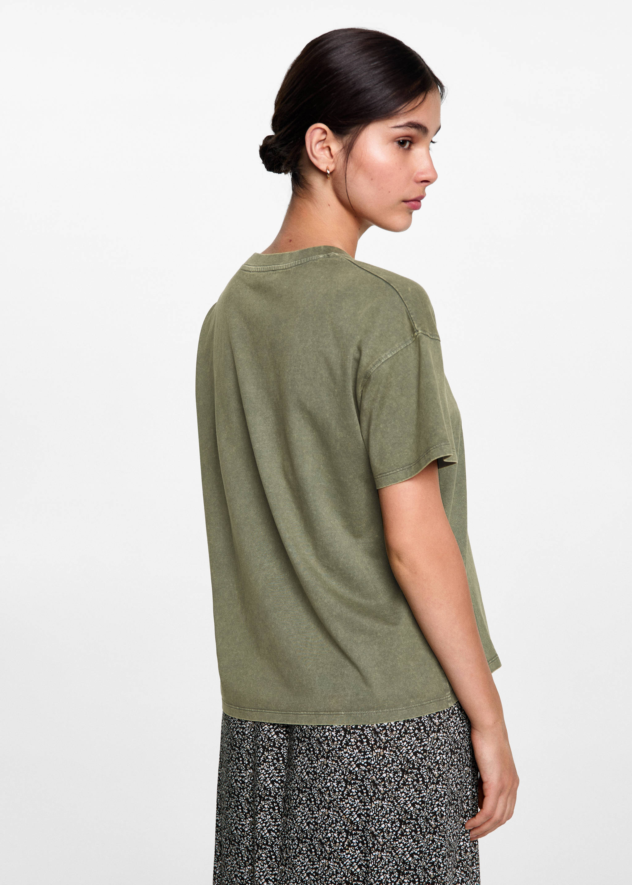 T-shirt message imprimé - Verso de l’article