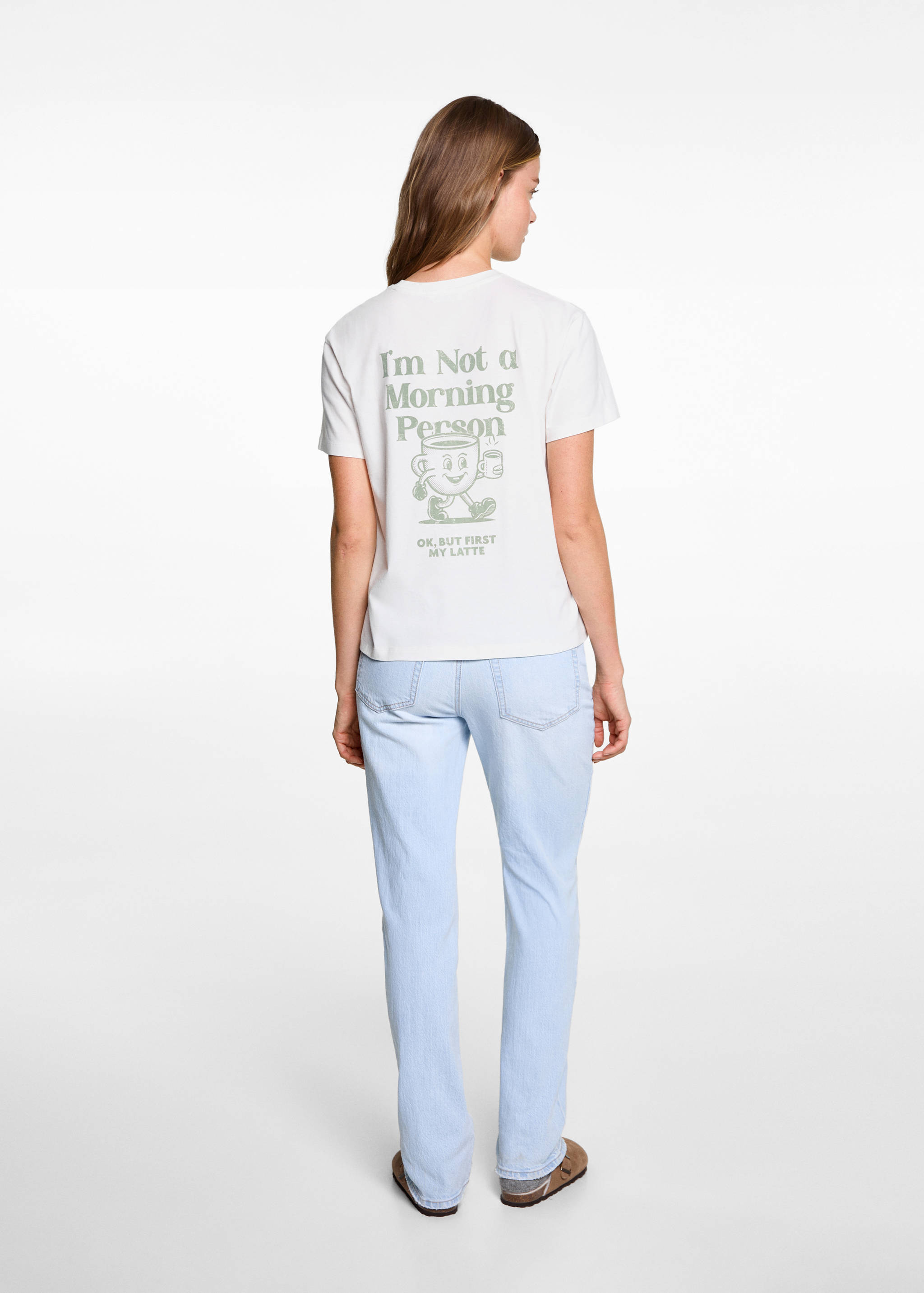 Camiseta estampada algodón - Reverso del artículo