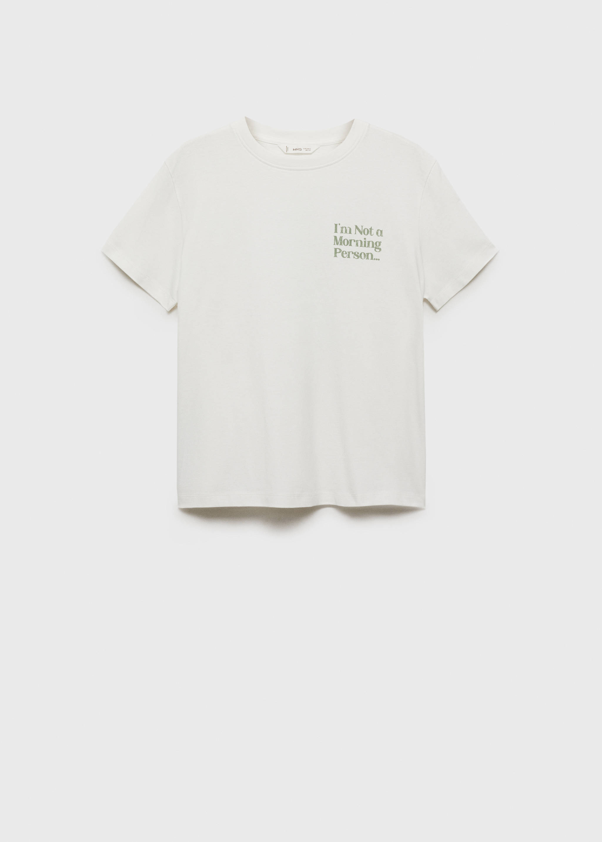 Printed cotton-blend T-shirt - Article without model