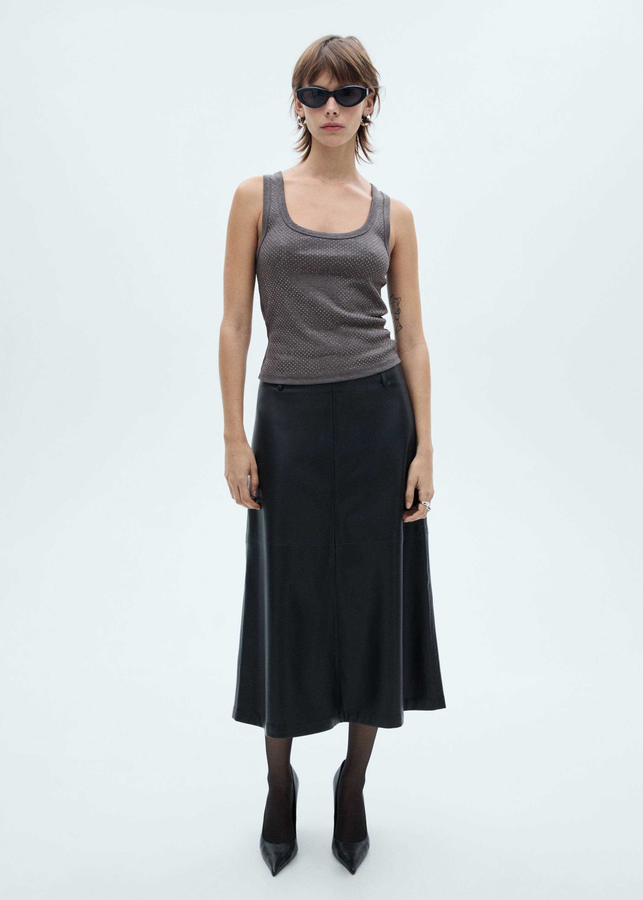 Sequined tank top - General plane