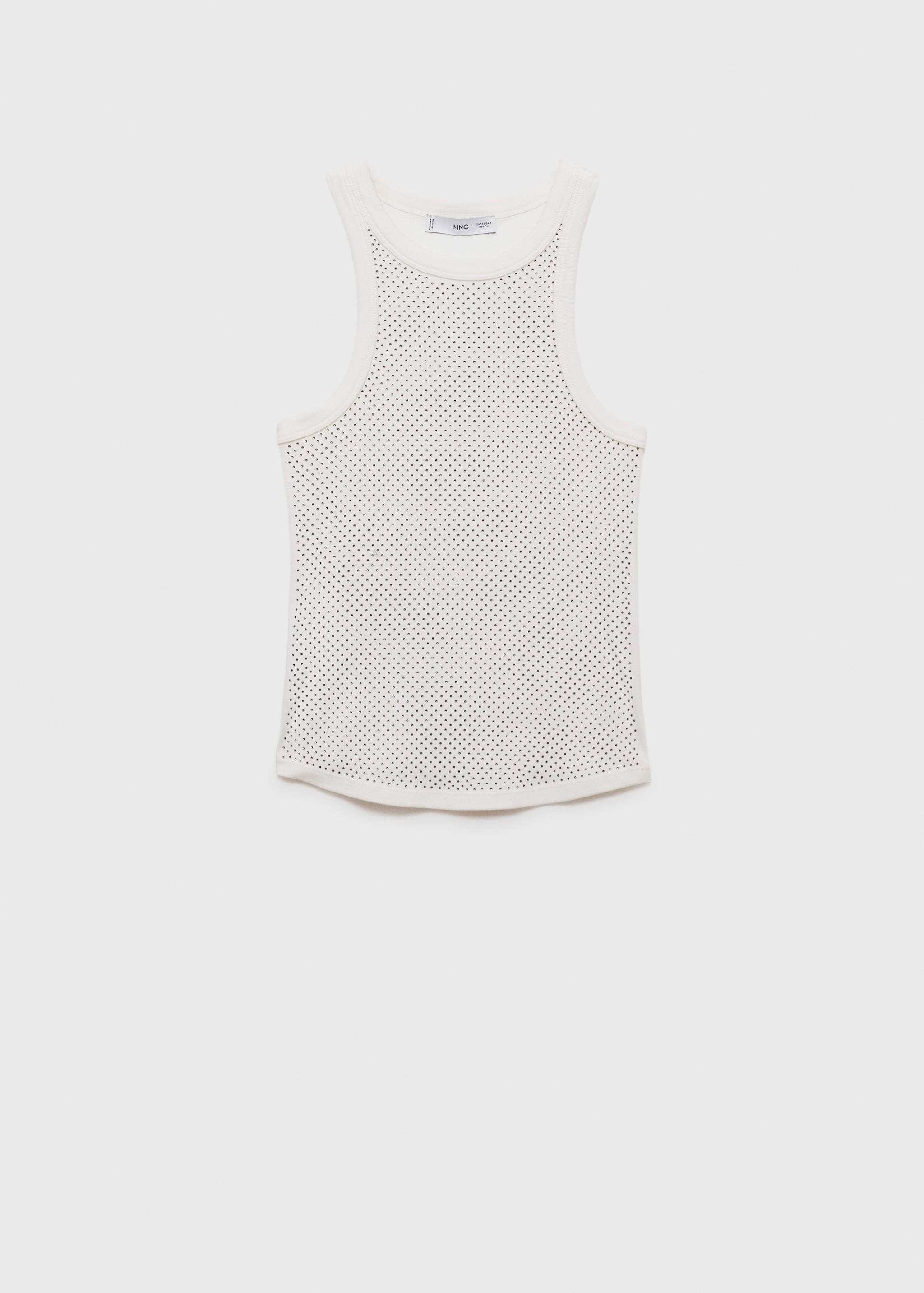 Top halter lentejuelas - Artículo sin modelo