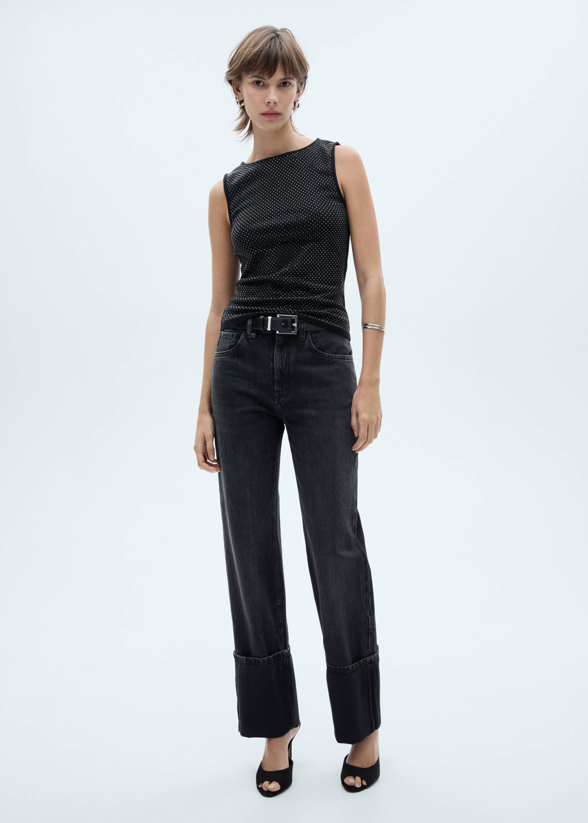 Top coton paillettes - Plan général