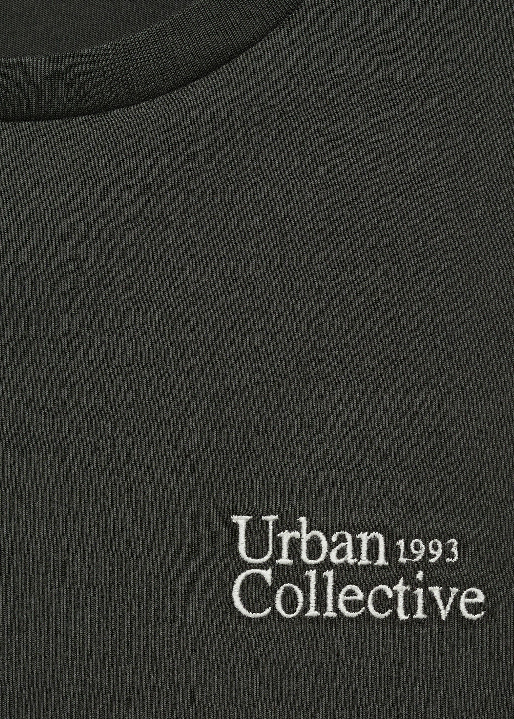 T-shirt coton détail brodé - Détail de l'article 8