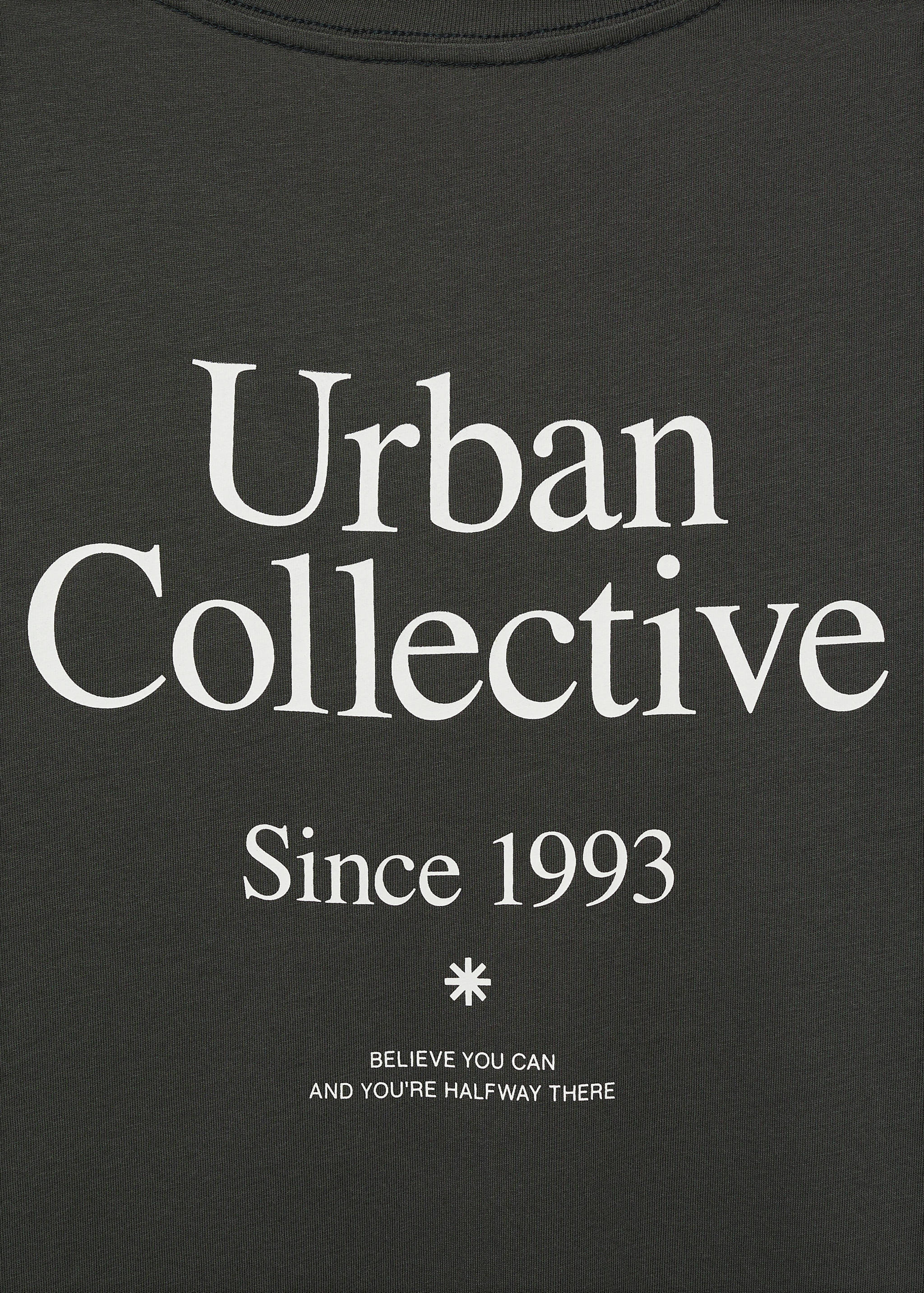 T-shirt coton détail brodé - Détail de l'article 0