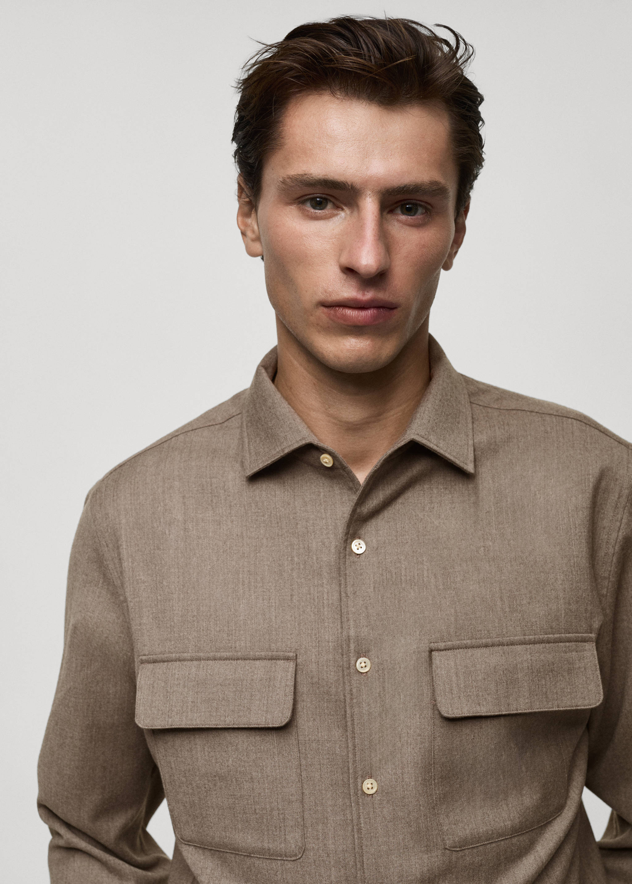 Chemise 100 % laine poches - Détail de l'article 1