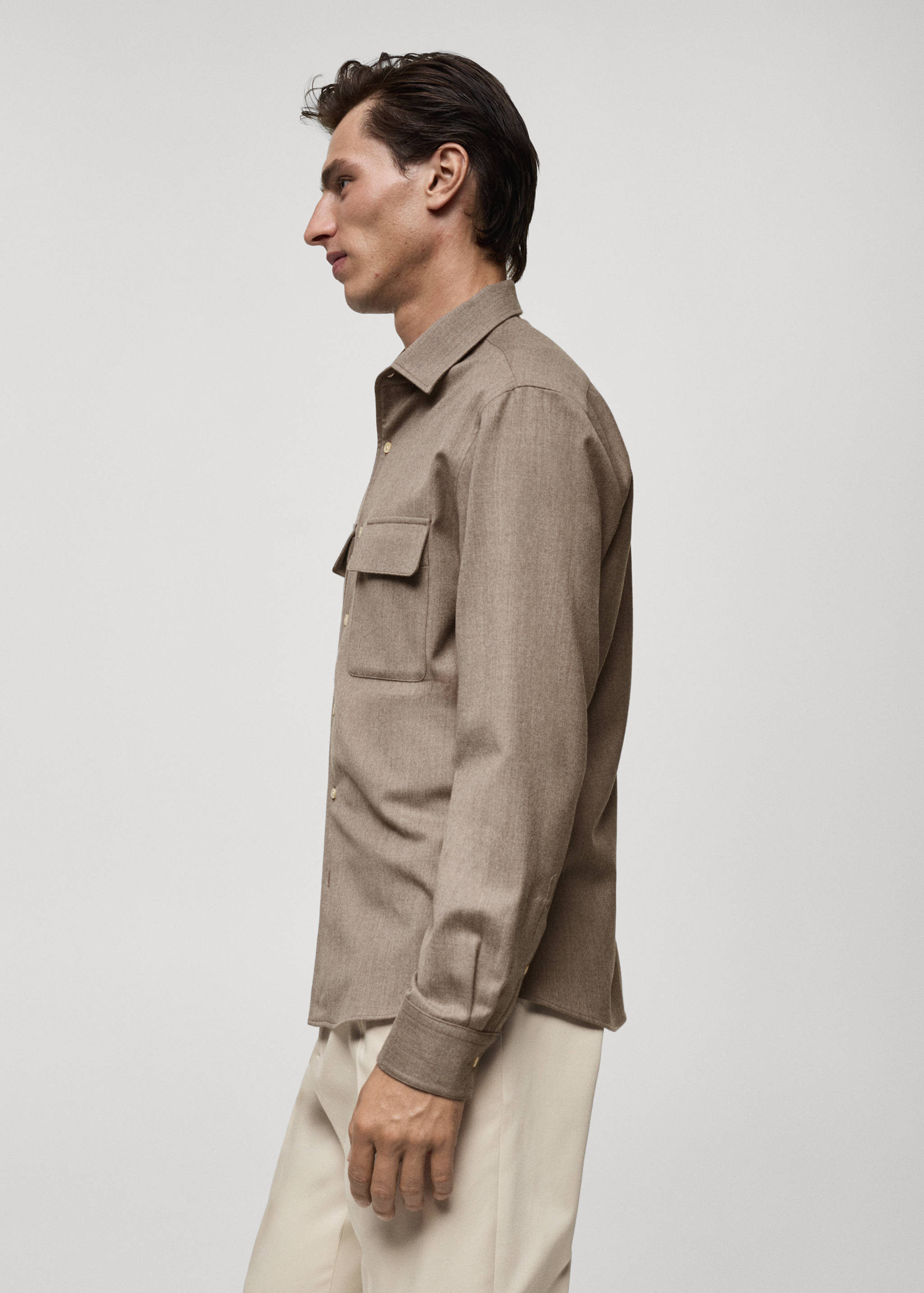 Chemise 100 % laine poches - Détail de l'article 2