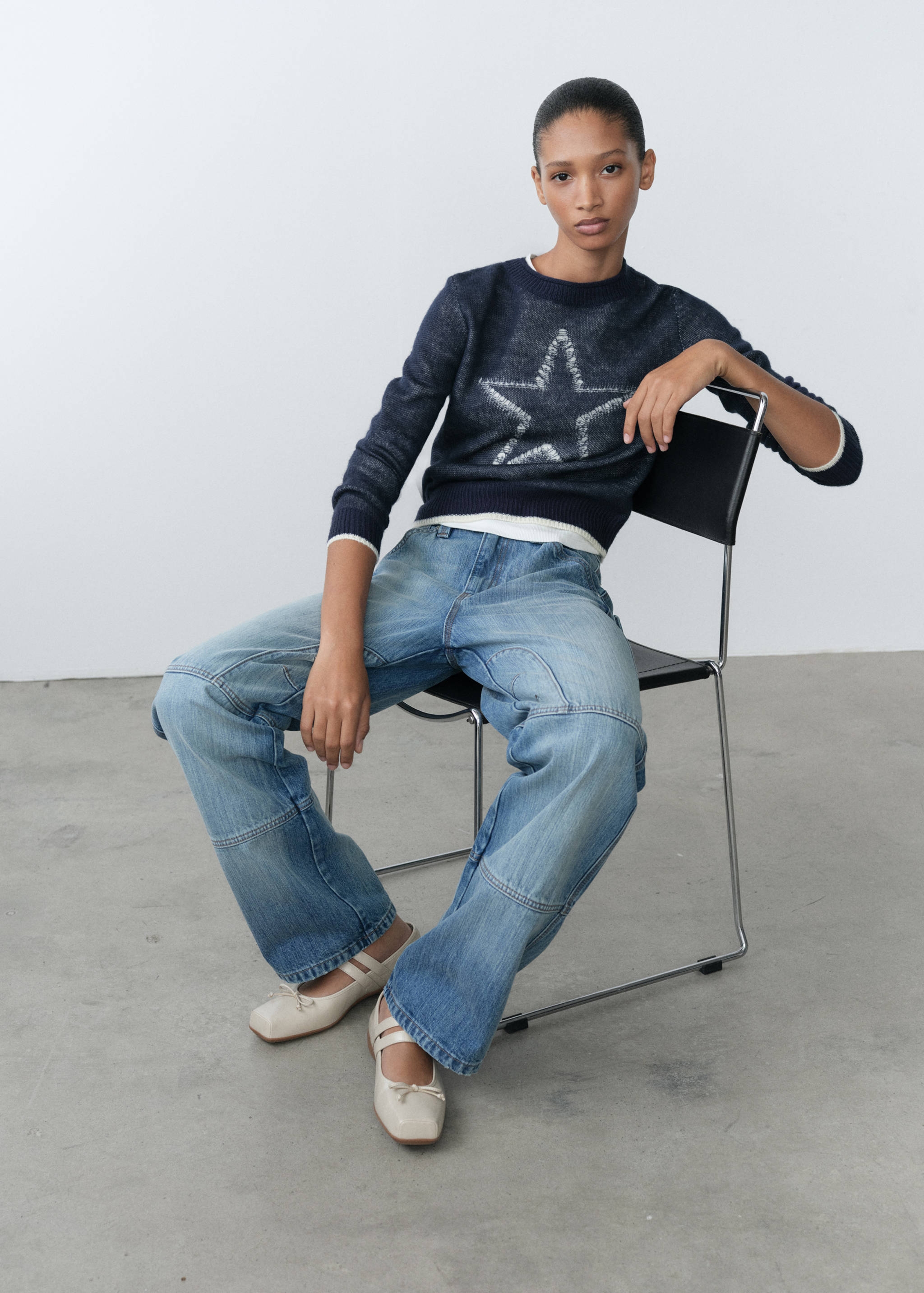 Pull-over maille étoile - Détail de l'article 2