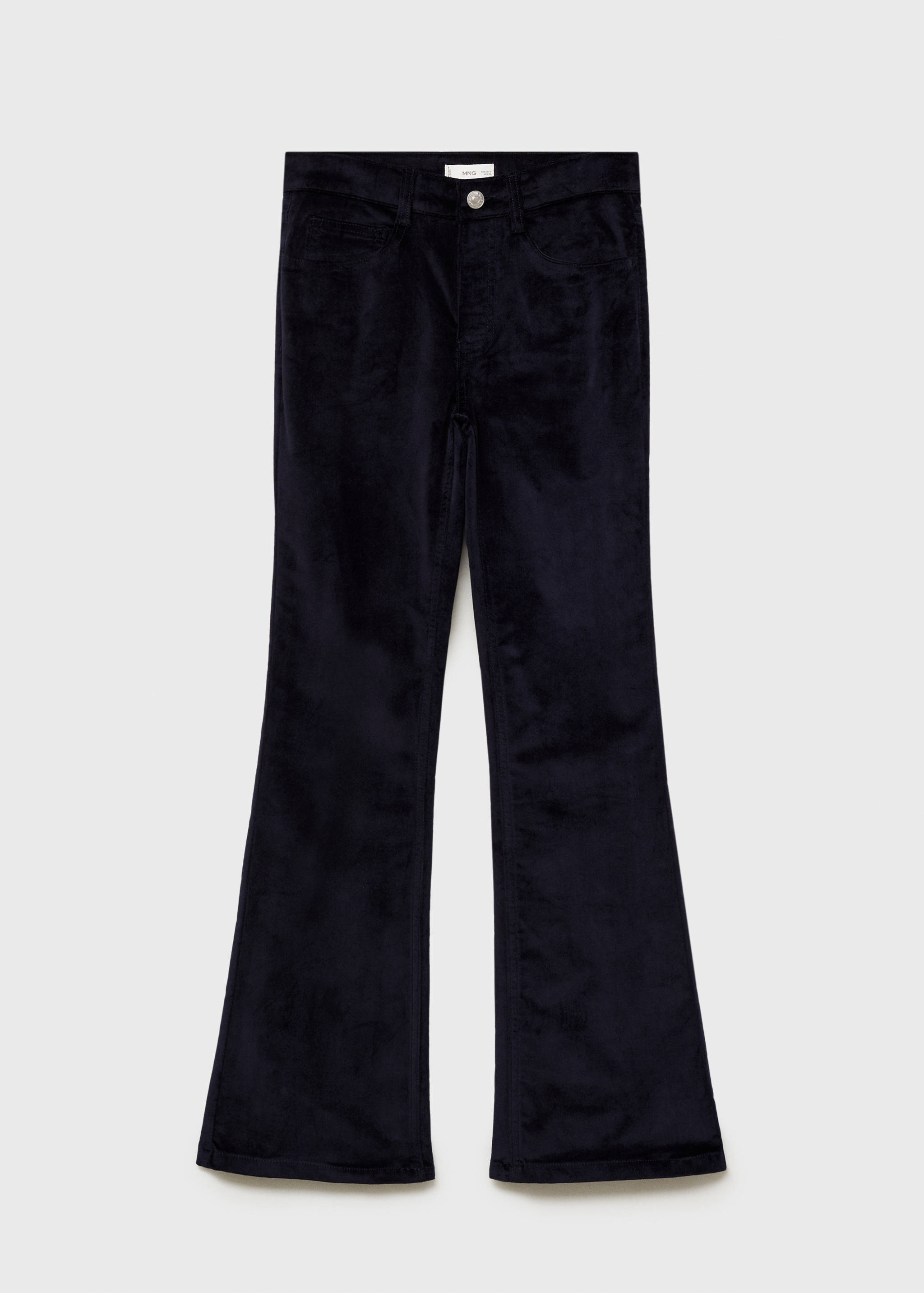 Flared velvet trousers - Article without model