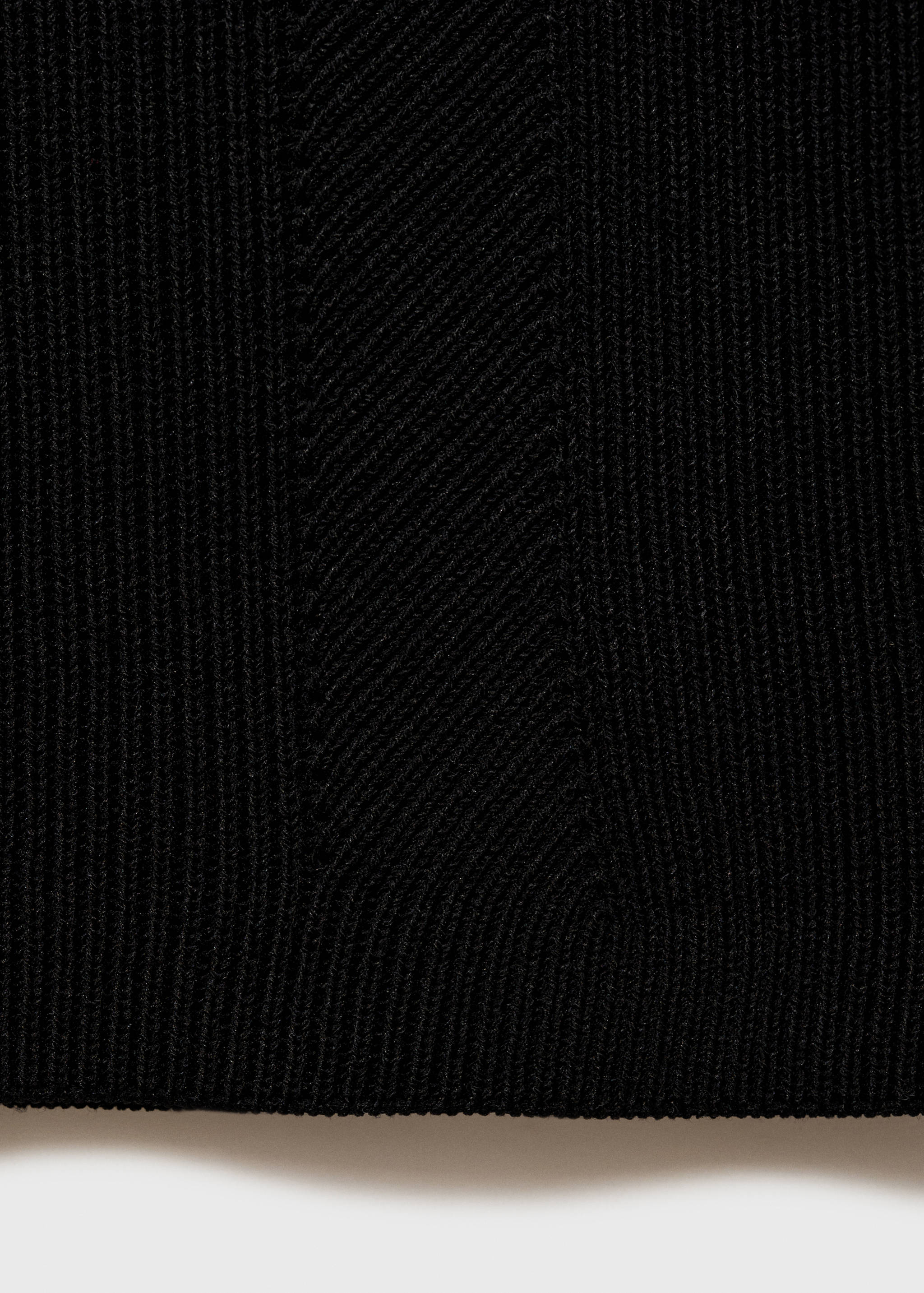 Heart-neckline knitted dress - Details of the article 0