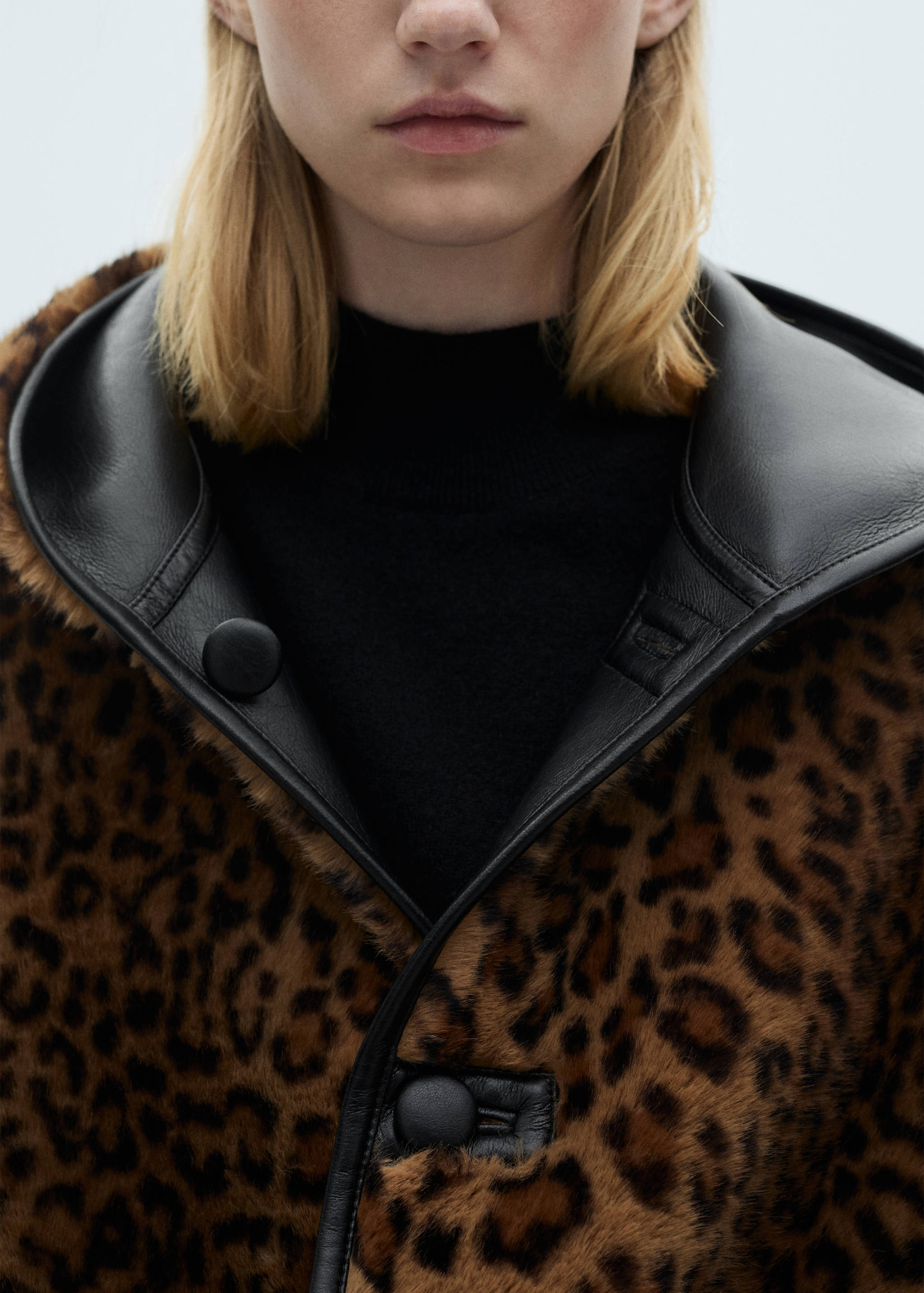 Reversible leopard-print jacket - Details of the article 6