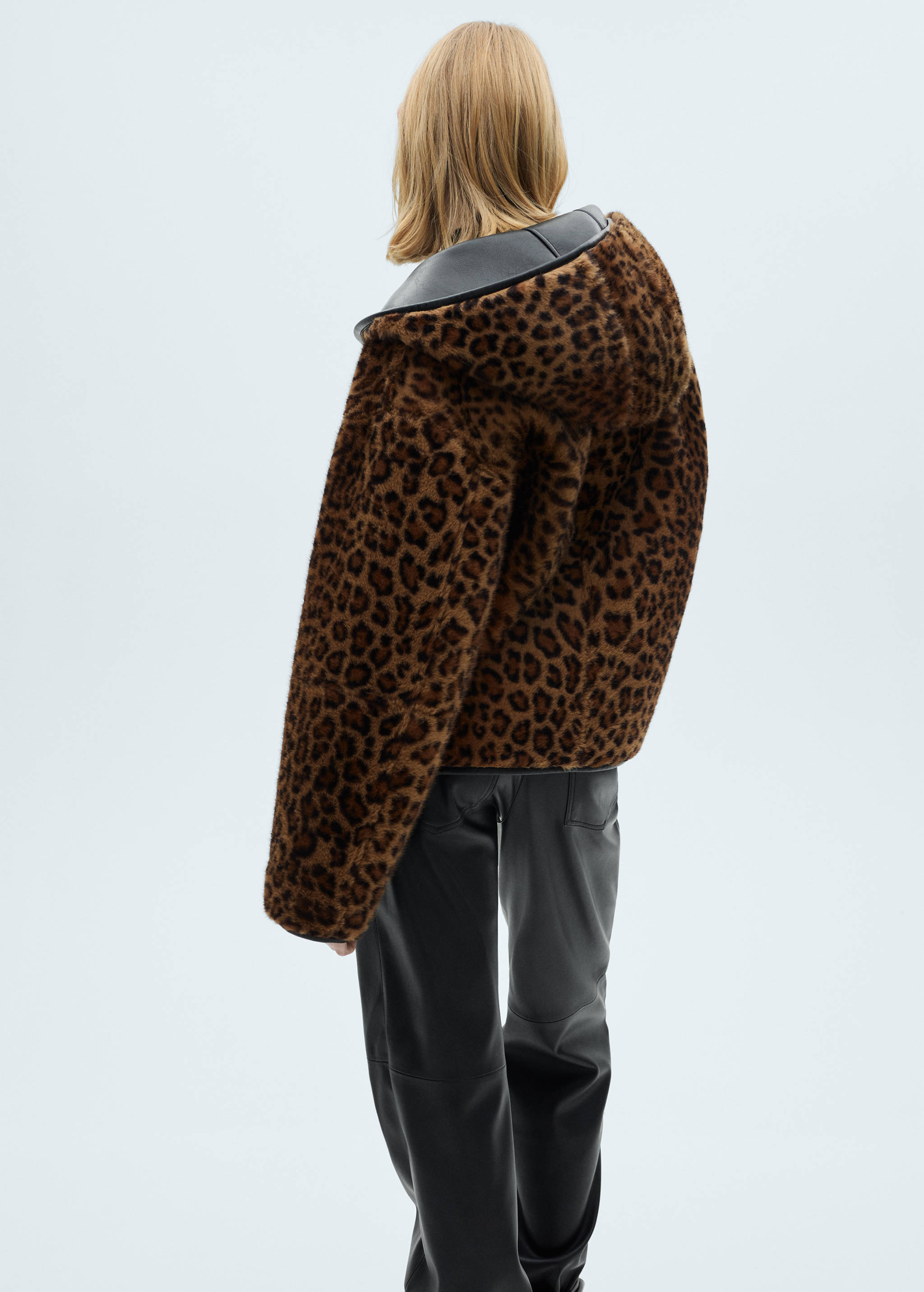 Reversible leopard-print jacket - Details of the article 2