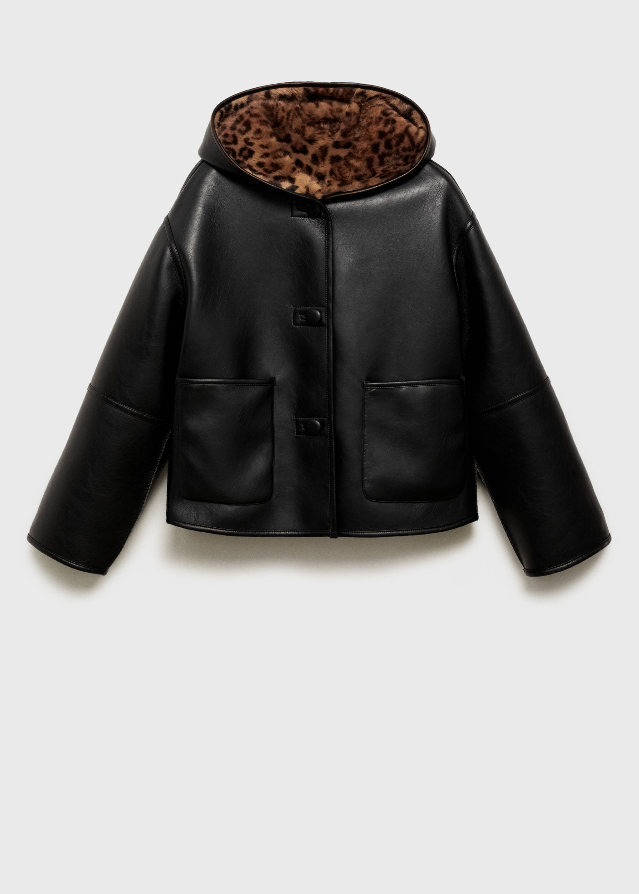 Reversible leopard-print jacket - Details of the article 8