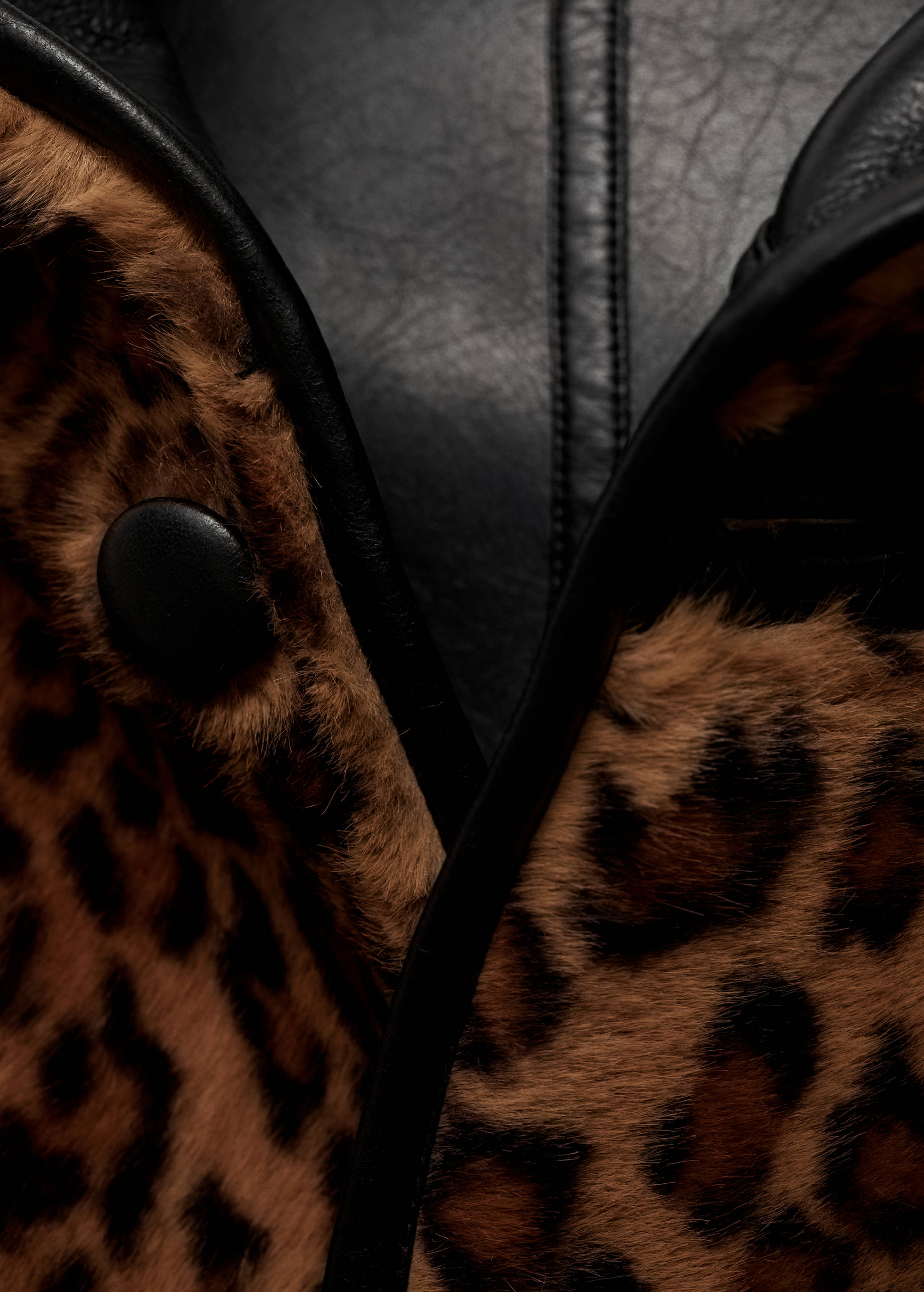 Reversible leopard-print jacket - Details of the article 0