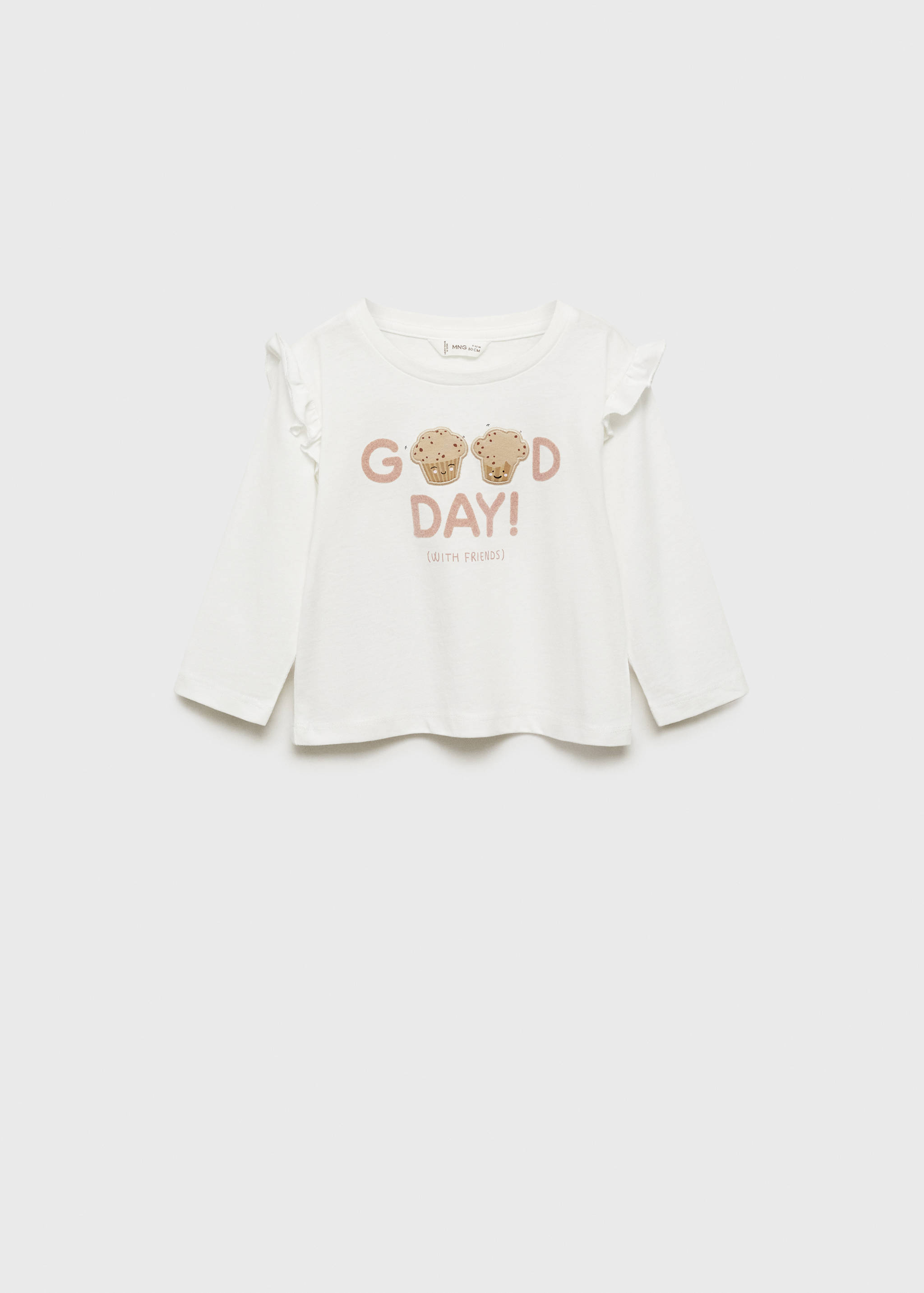 T-shirt message volanté - Article sans modèle