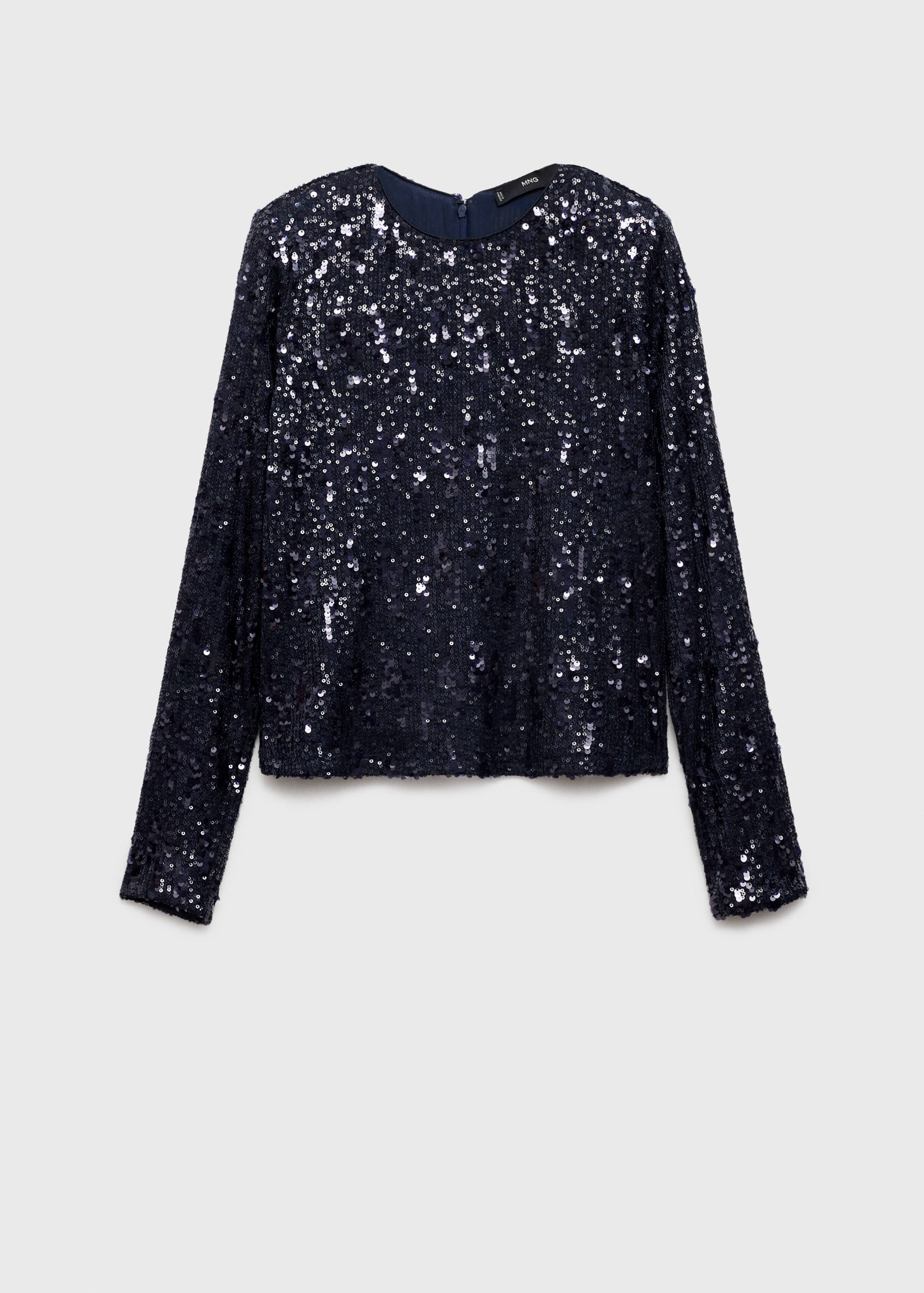 Long-sleeved t-shirt with sequins - Article without model
