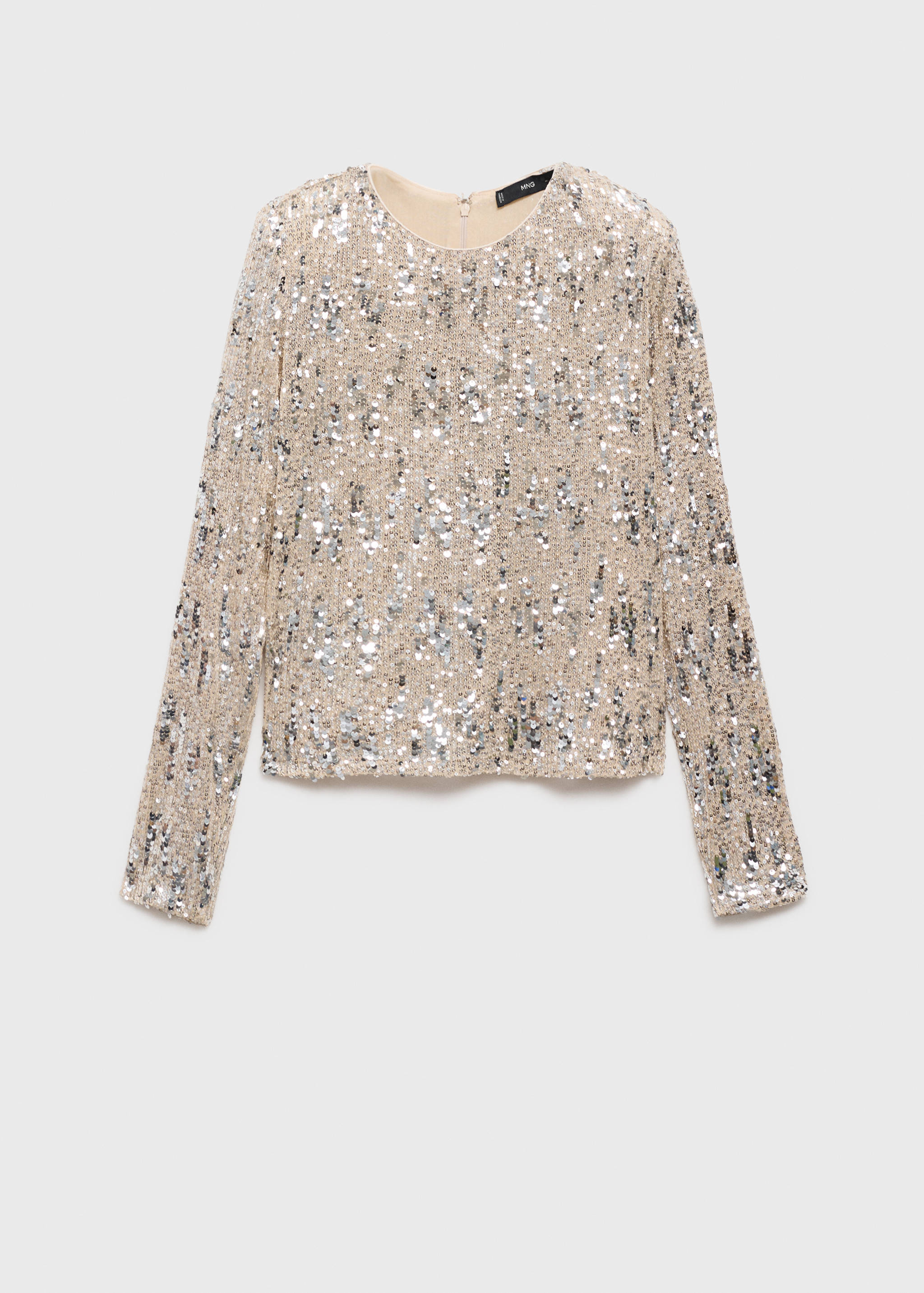 Long-sleeved t-shirt with sequins - Article without model