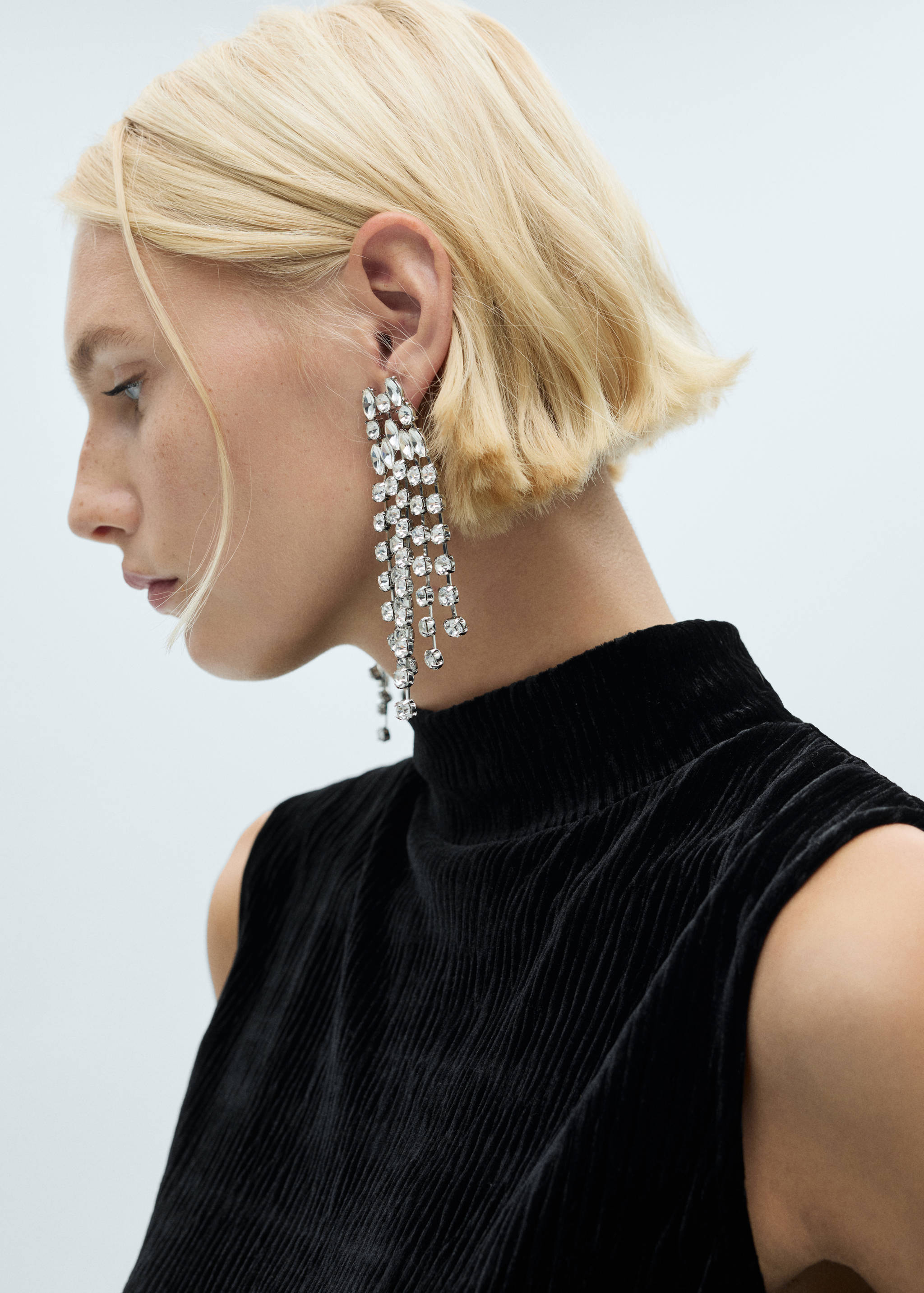 Perkins neck velvet top - Details of the article 1