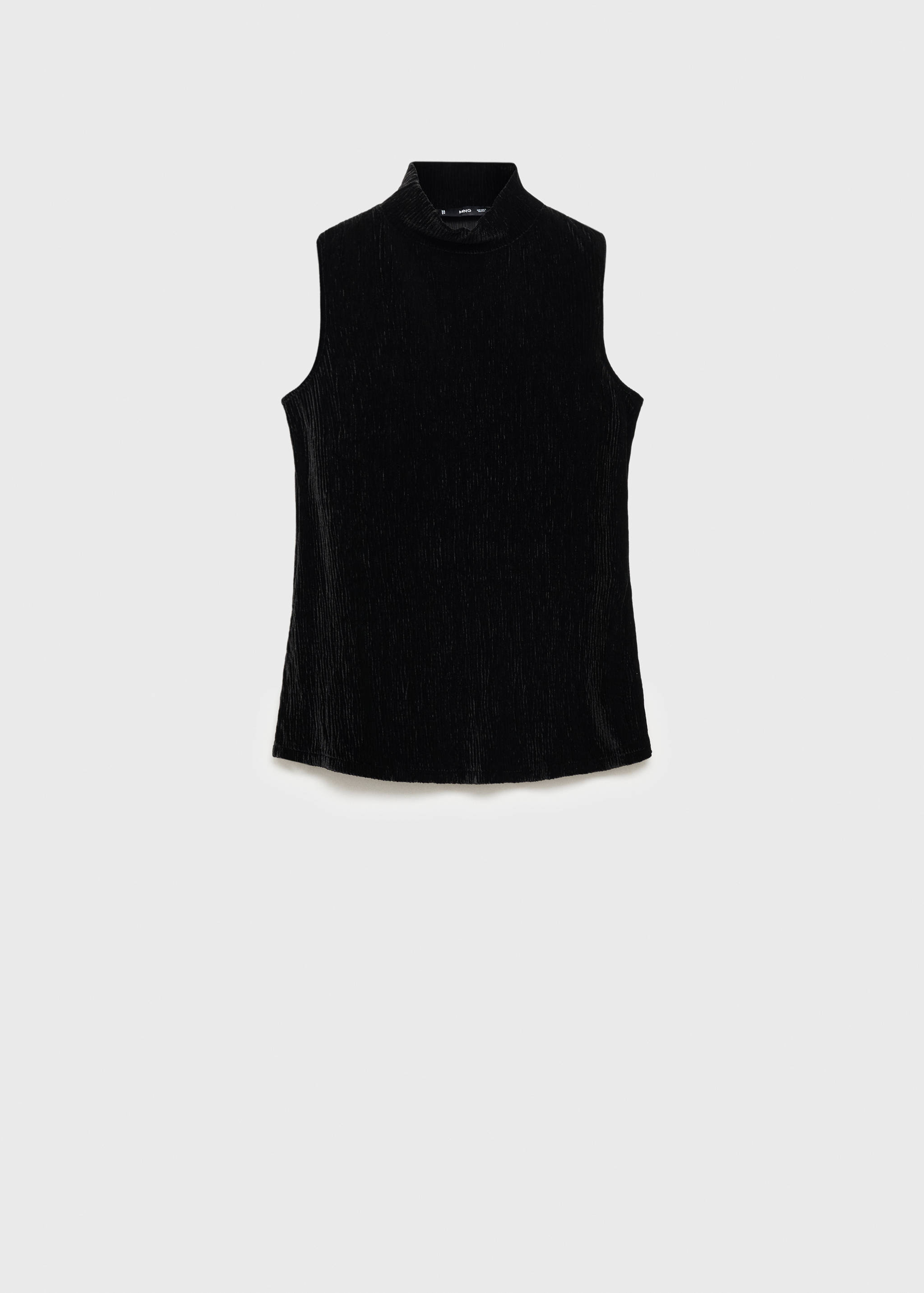 Perkins neck velvet top - Article without model