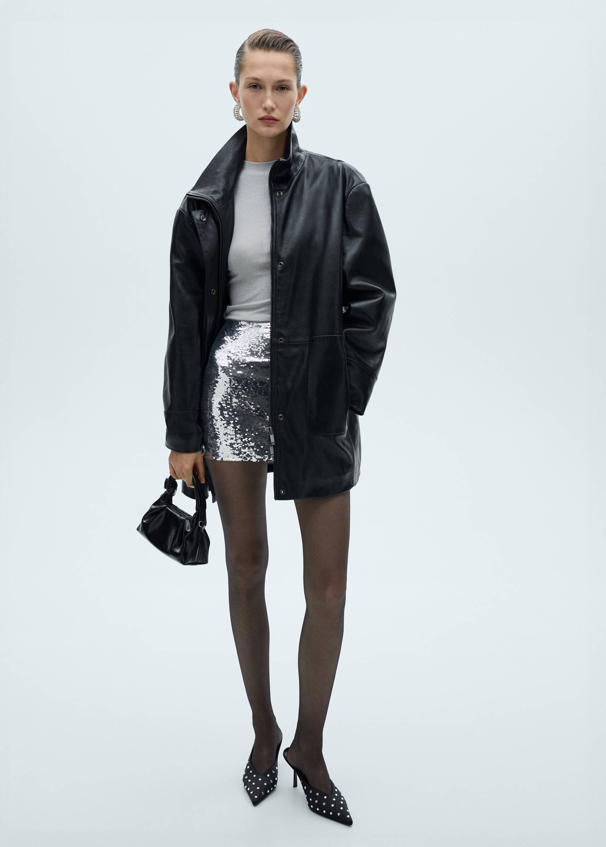 Camiseta lúrex cuello perkins - Plano general