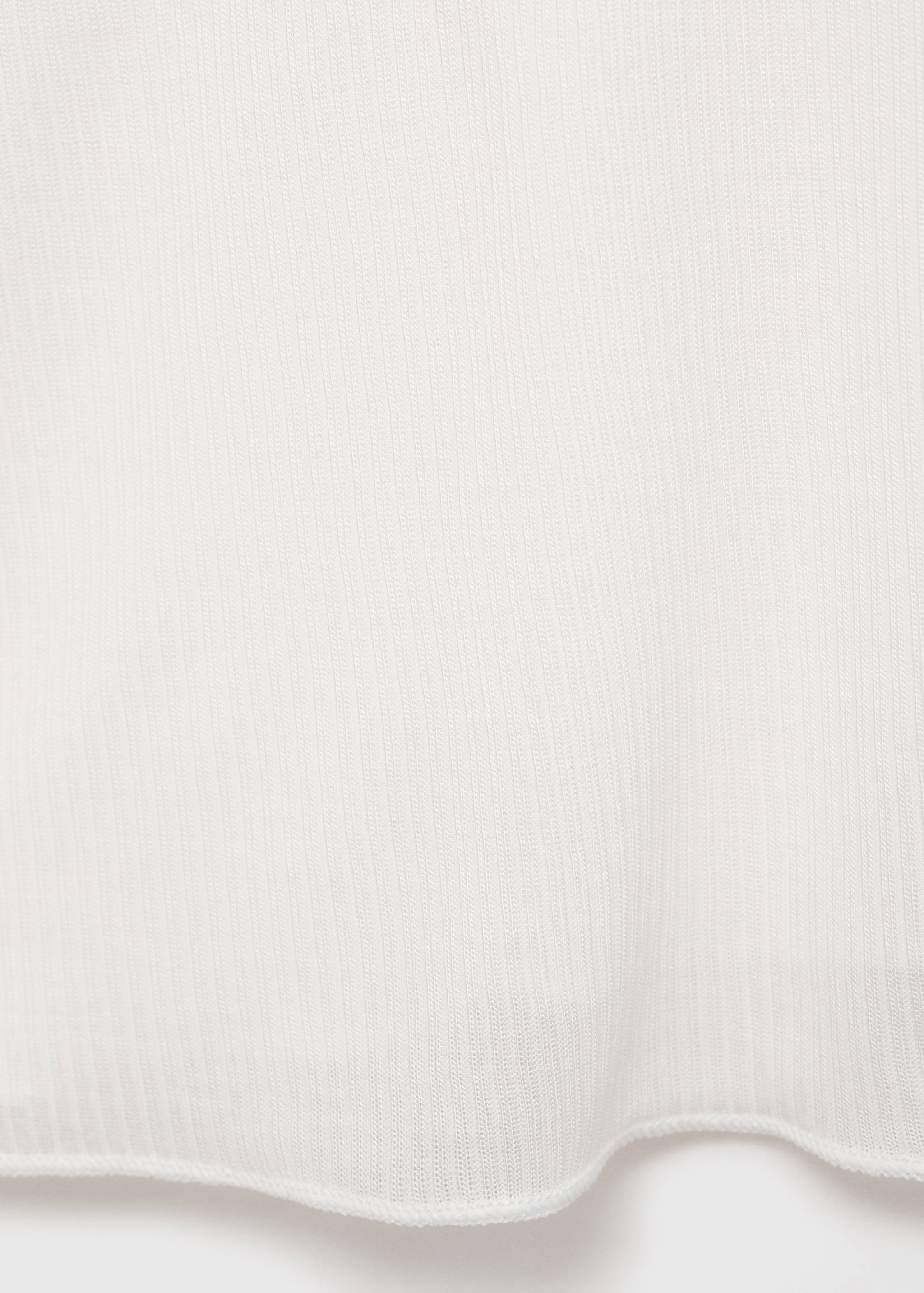 Fine ribbed knit top - Details of the article 0