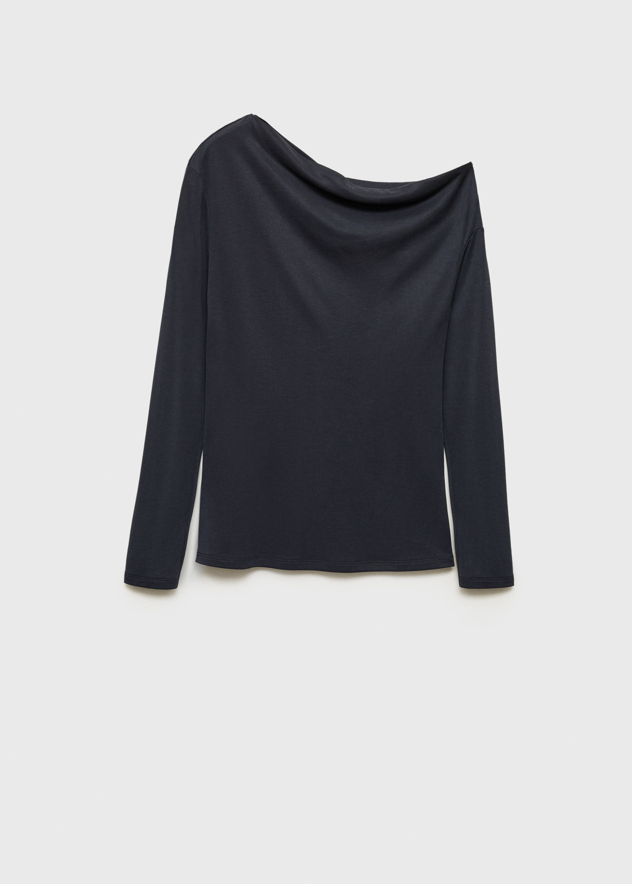 Asymmetrisch T-shirt met lange mouwen - Artikel zonder model
