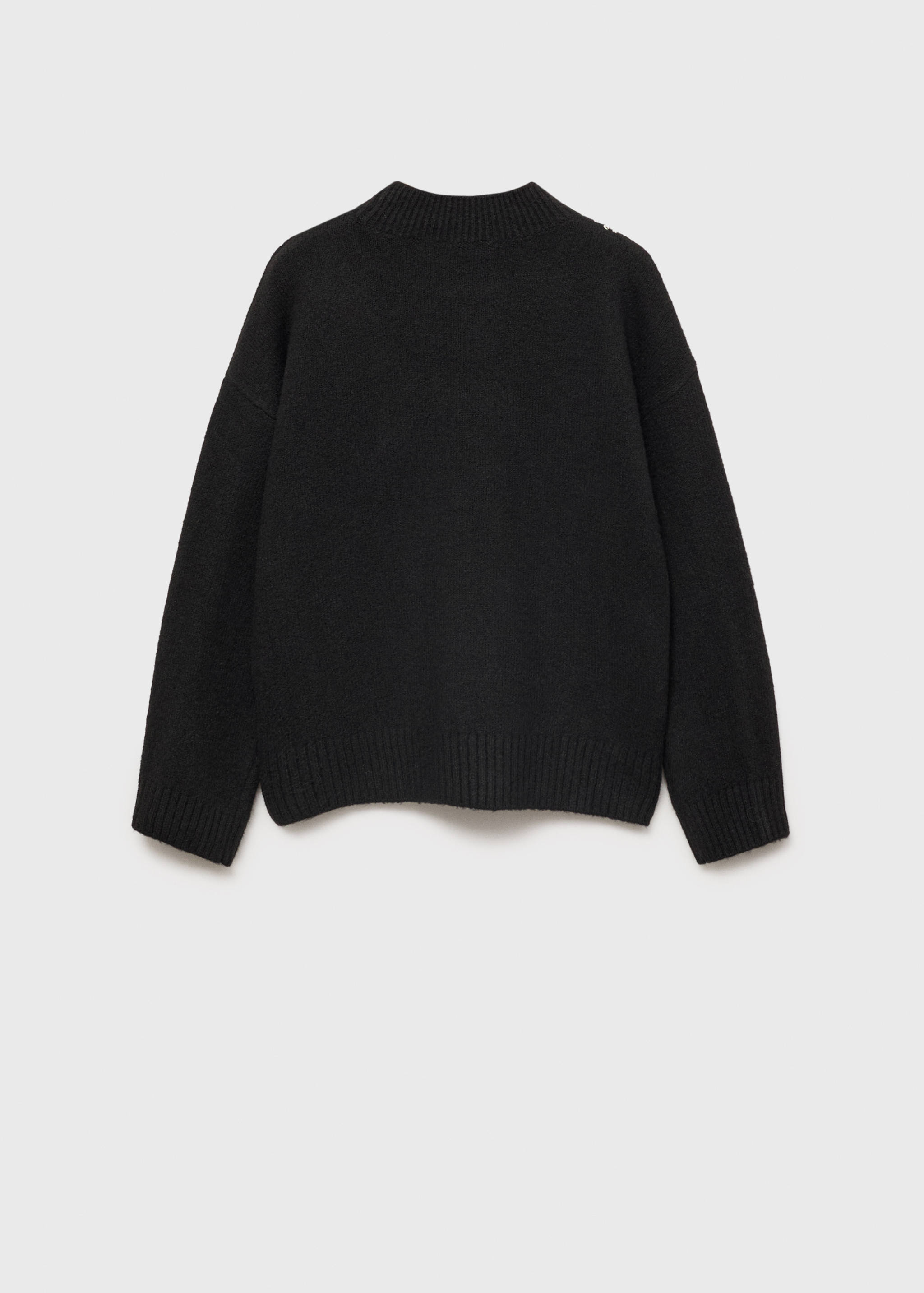 Knit paillette sweater - Reverse of the article