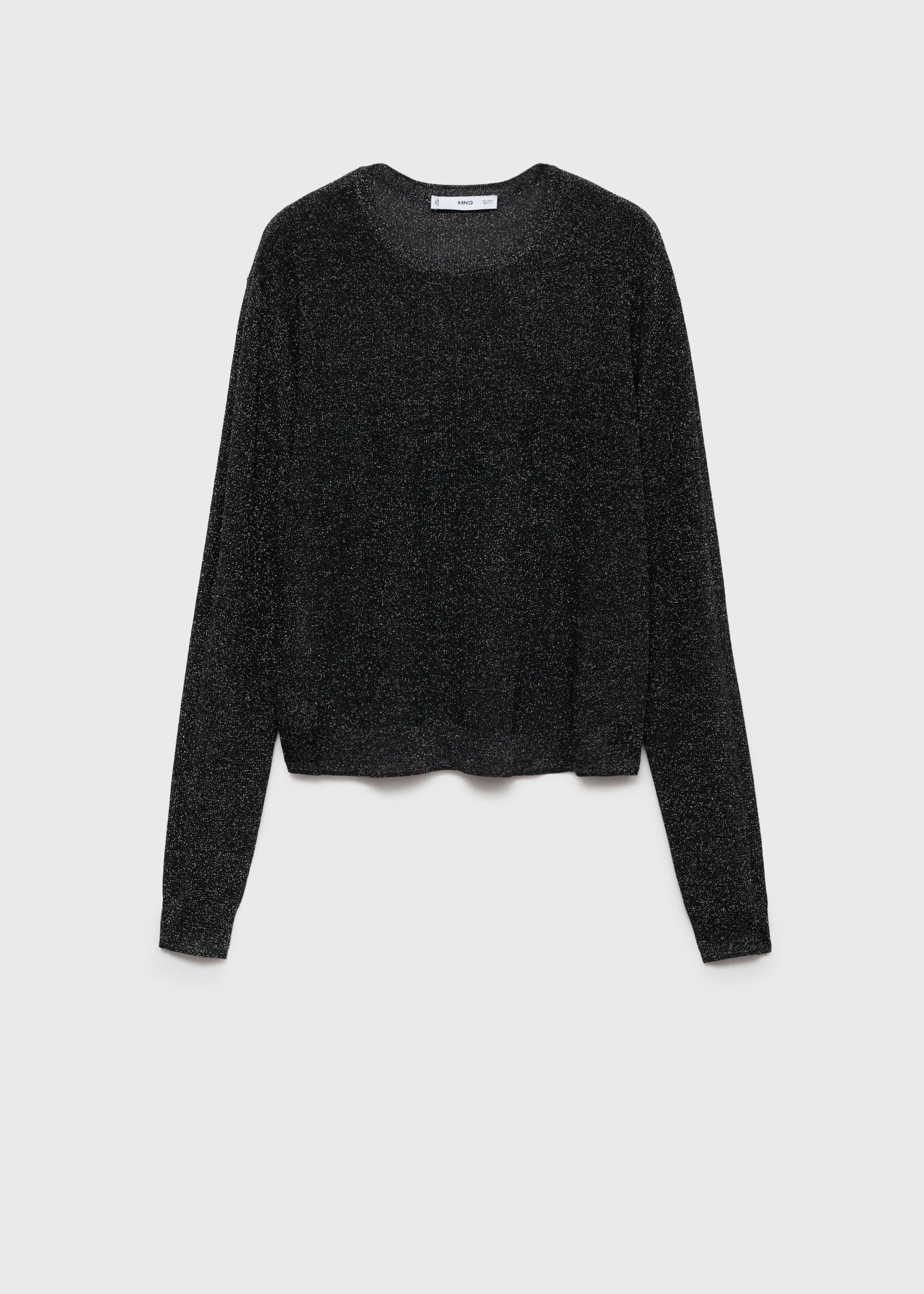 Crewneck lurex sweater - Article without model