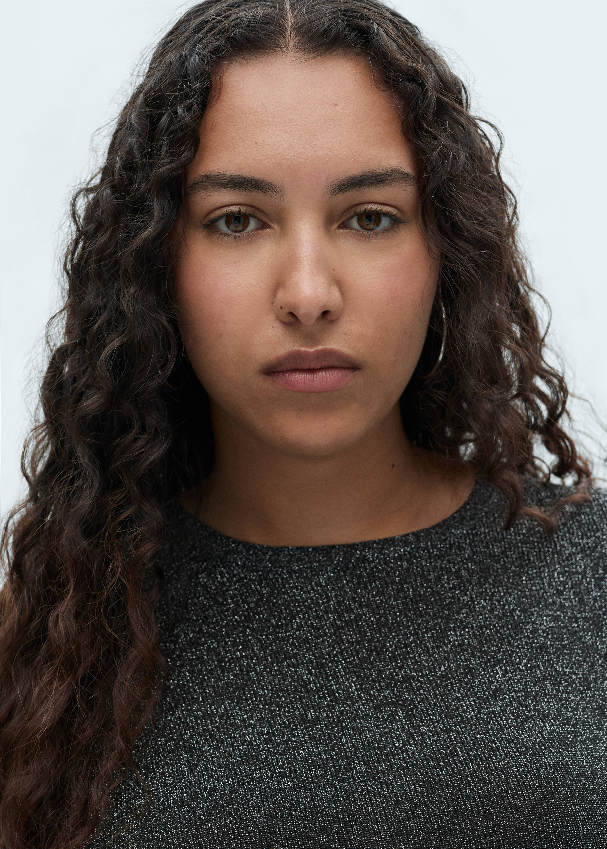 Crewneck lurex sweater - Details of the article 4