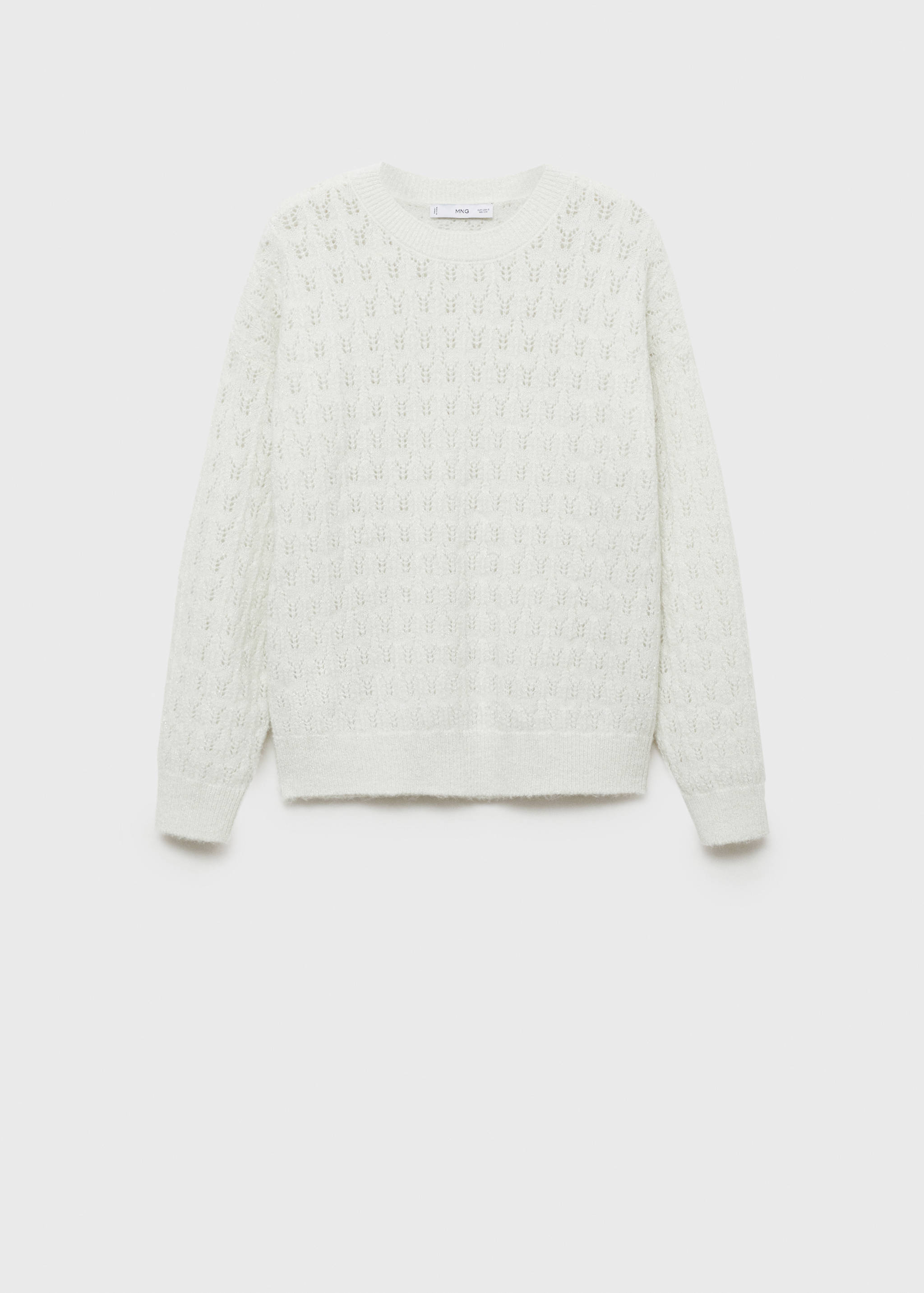 Jersey calado detalles lúrex - Artículo sin modelo