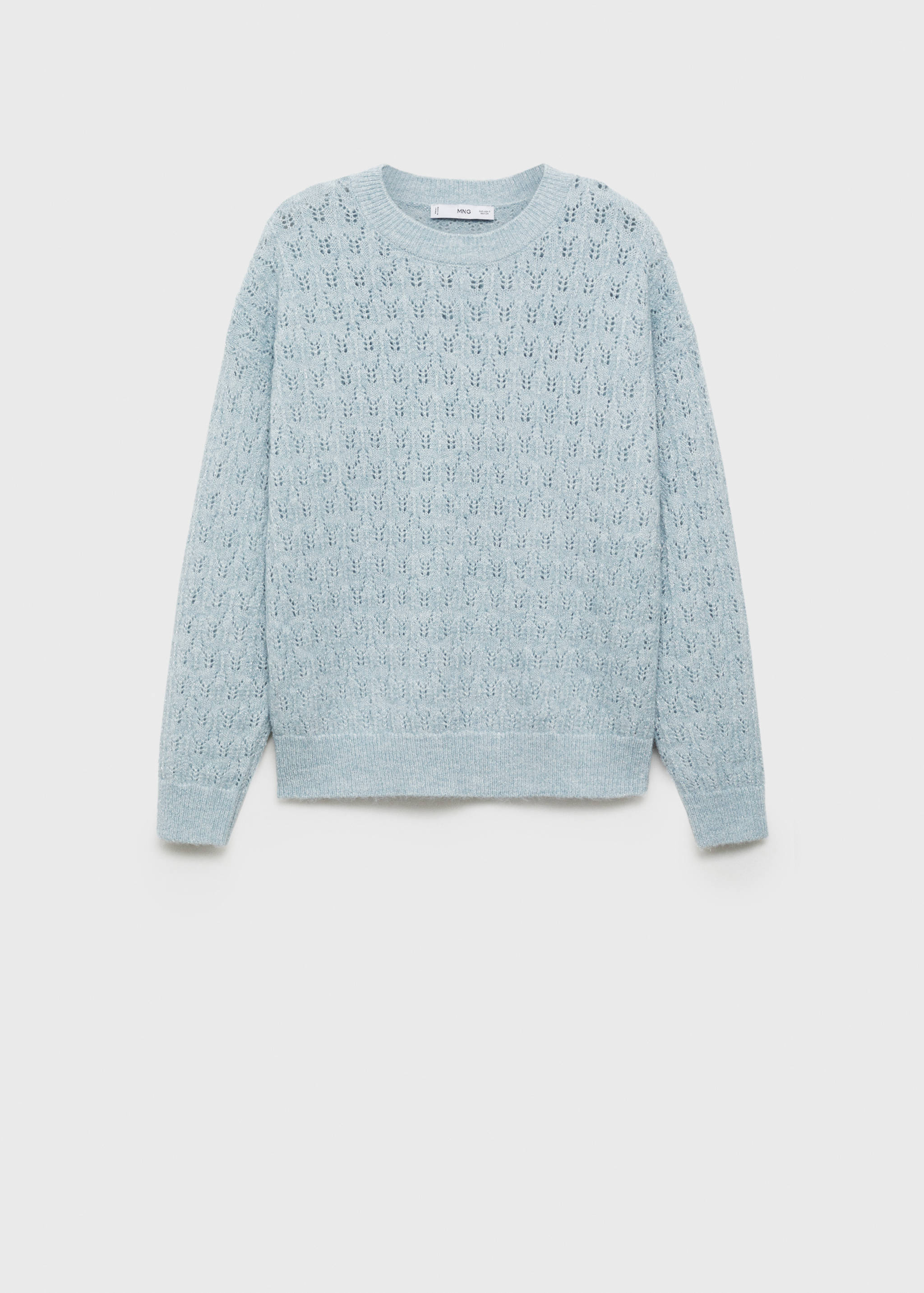 Jersey calado detalles lúrex - Artículo sin modelo