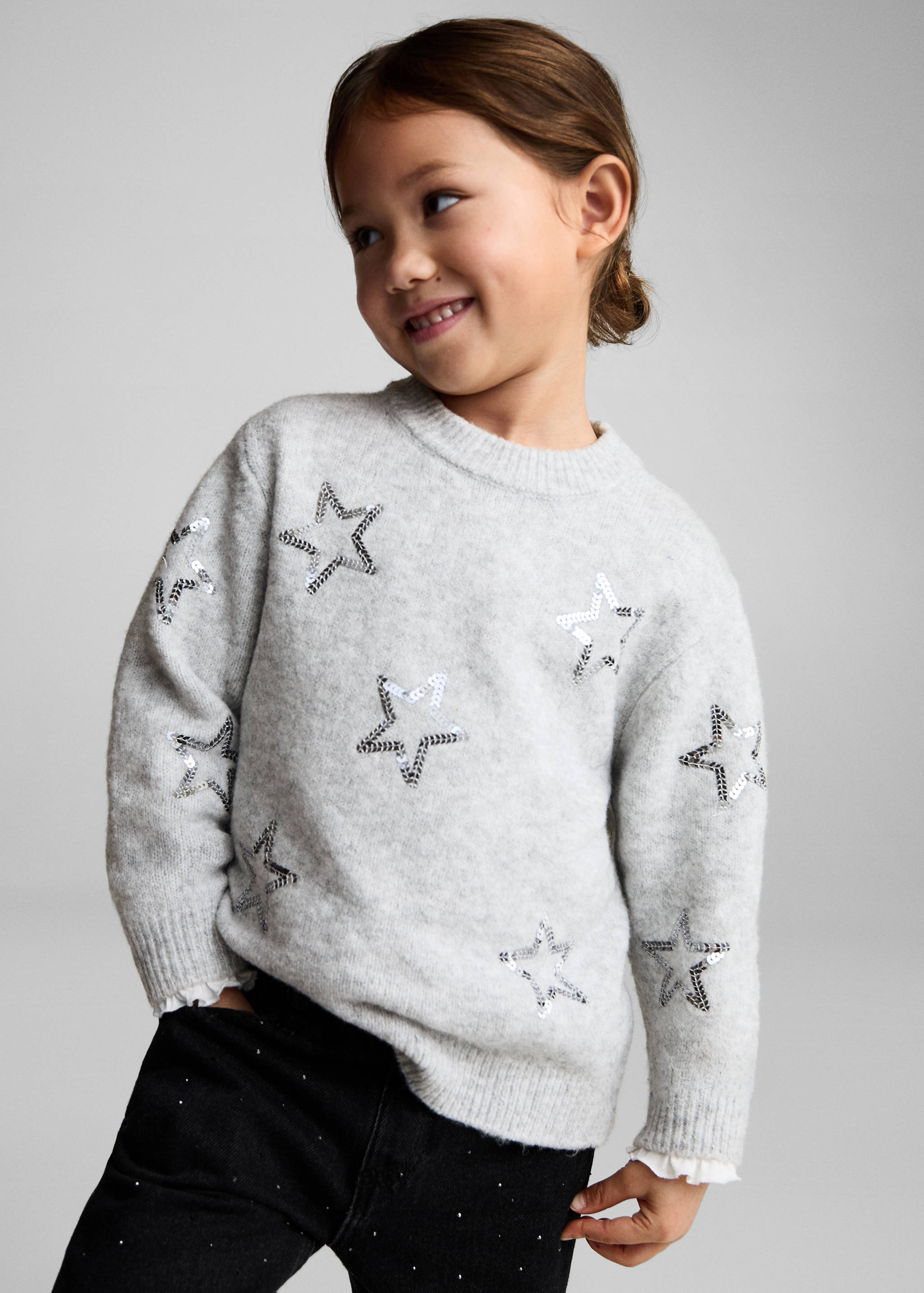 Pull-over étoiles sequins - Plan général