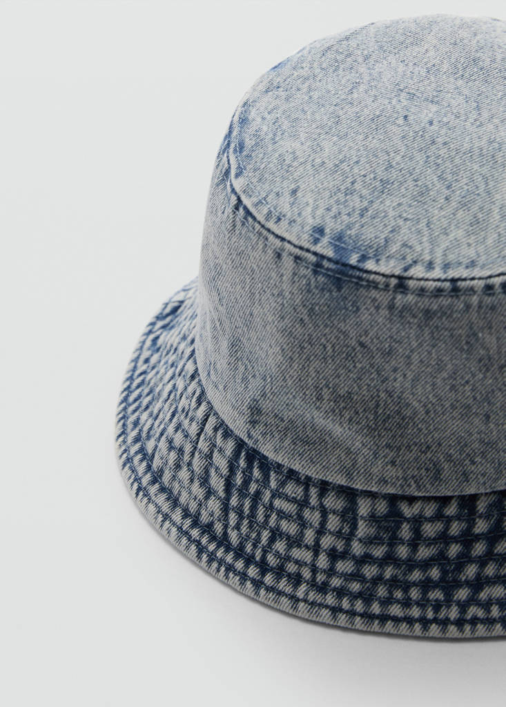 Denim bucket hat