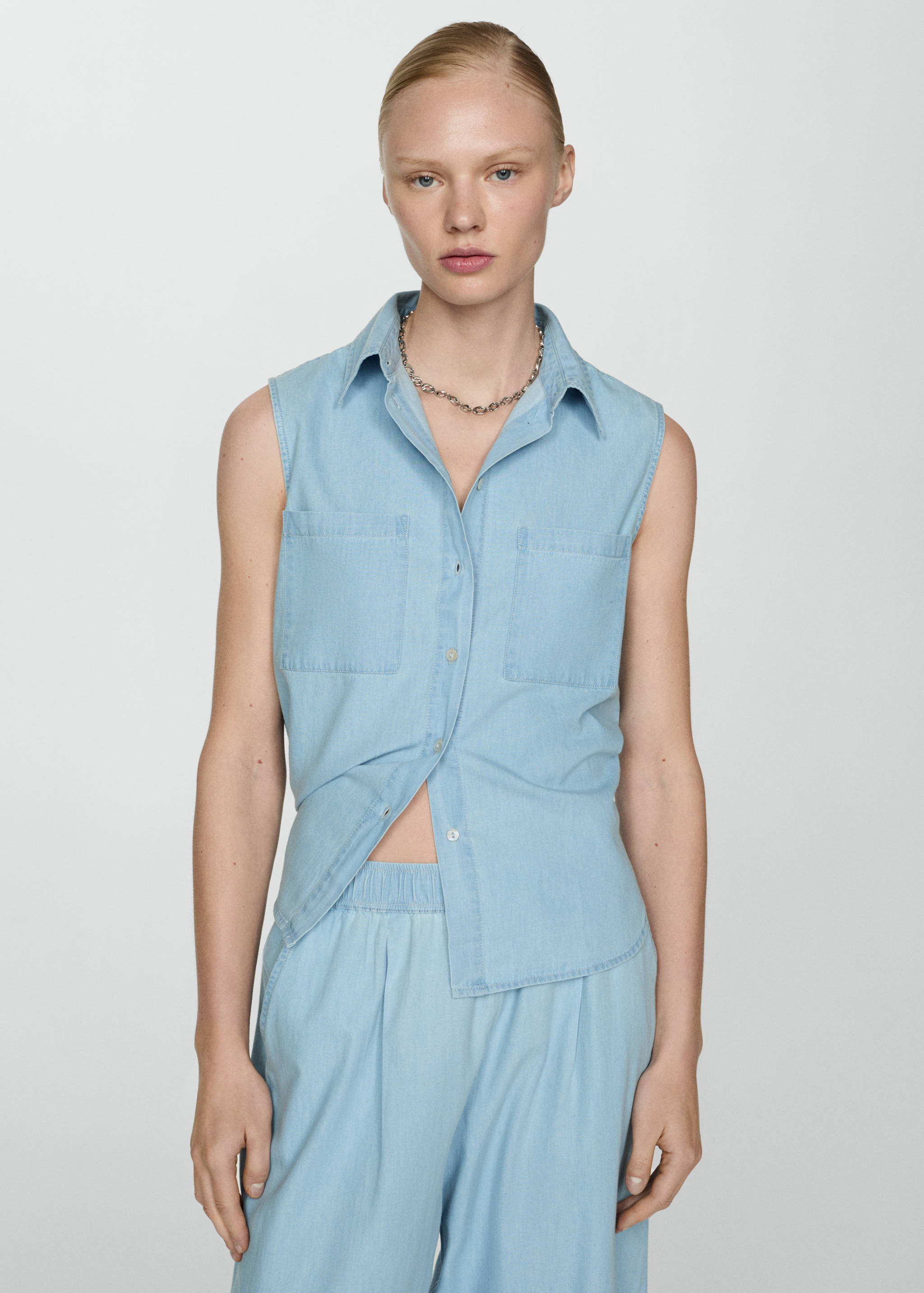 Pantalón algodón fluido - Detalle del artículo 1