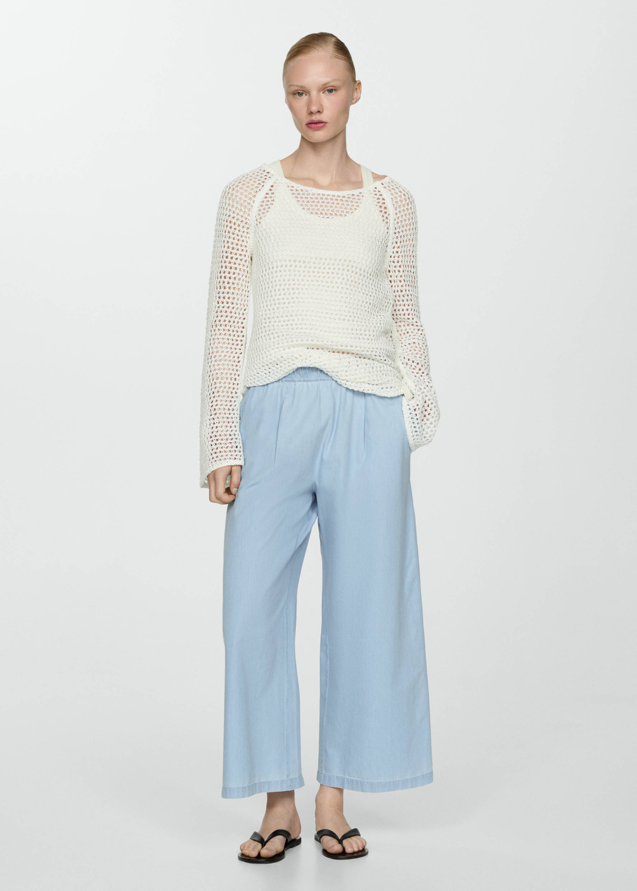 Pantalón algodón fluido - Detalle del artículo 2