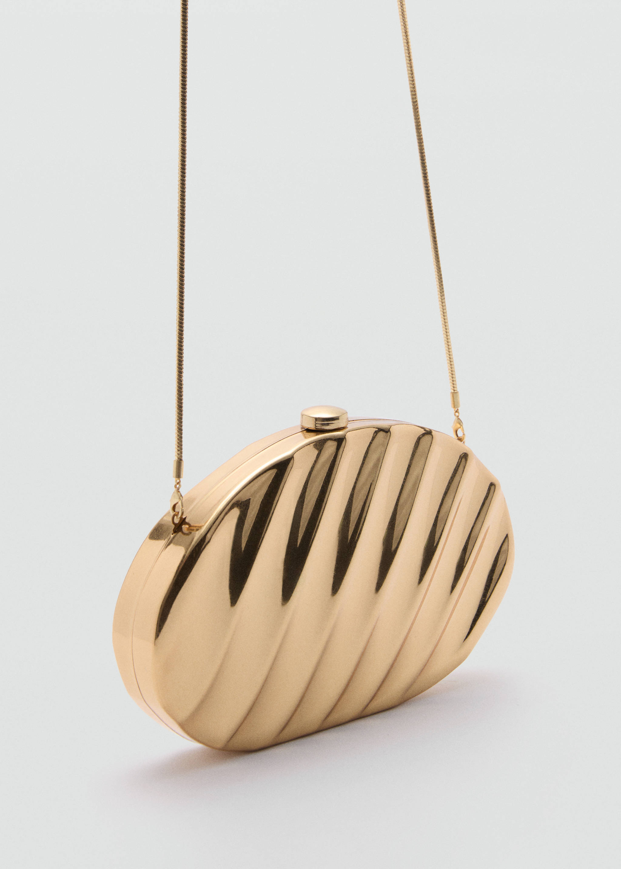 Metallic clutch bag - Medium plane