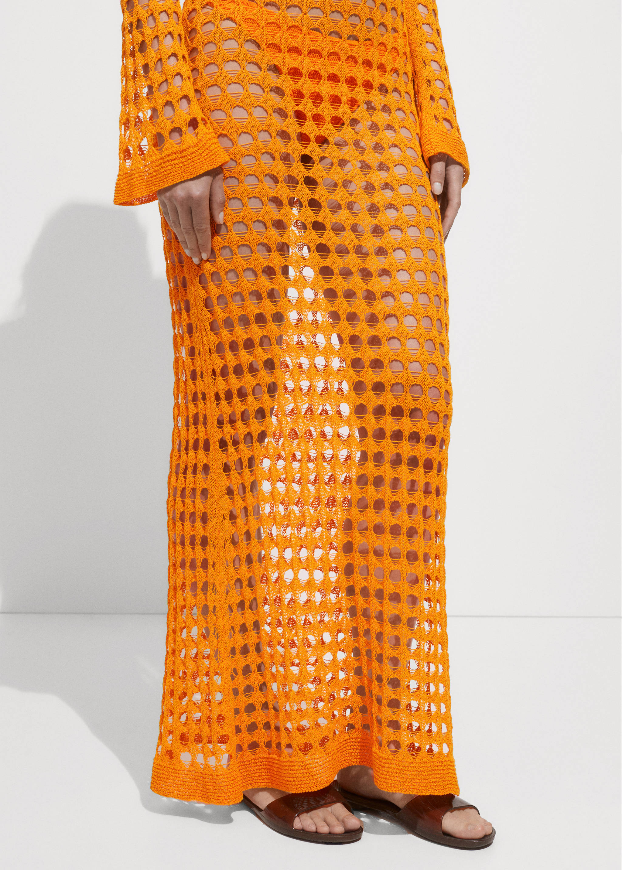 Semi-transparent strappy sandals - General plane