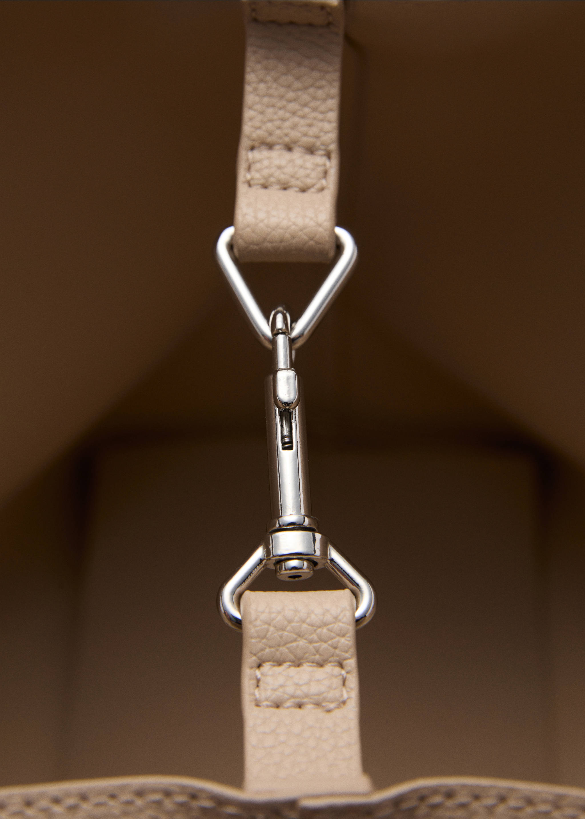 Pebbled effect shopper bag - Details of the article 2