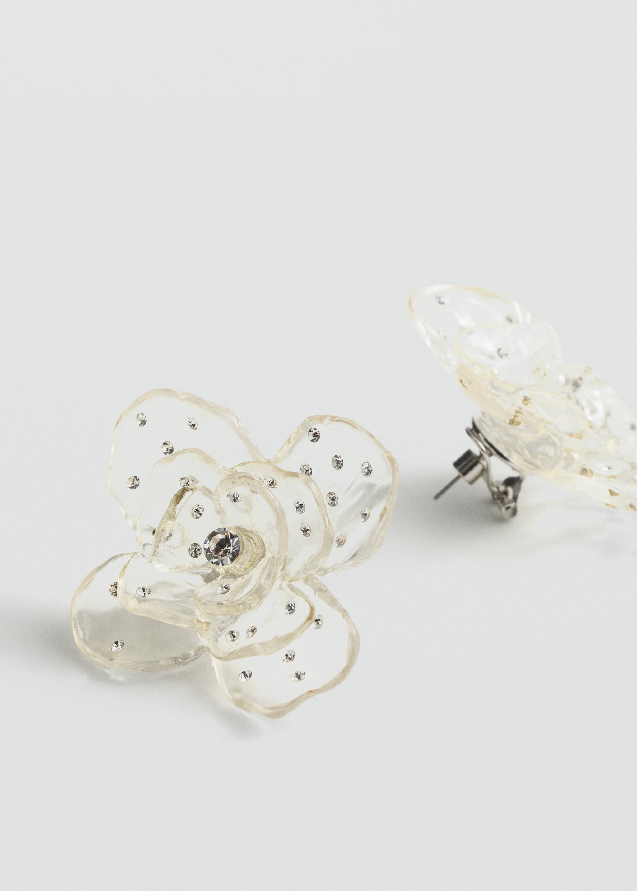 Maxi flower earrings - Medium plane