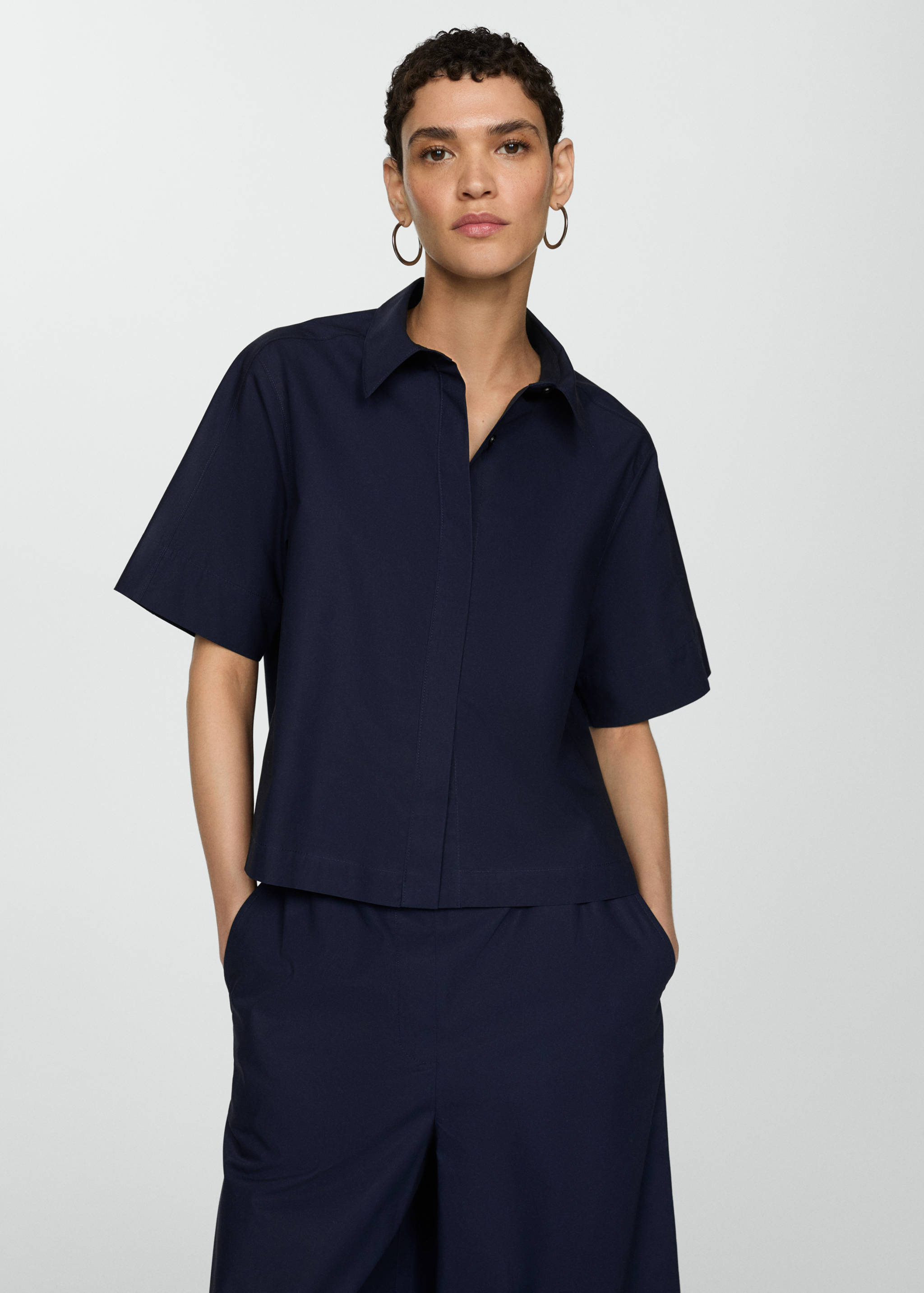 Pantalons wideleg cotó - Detall de l'article 1