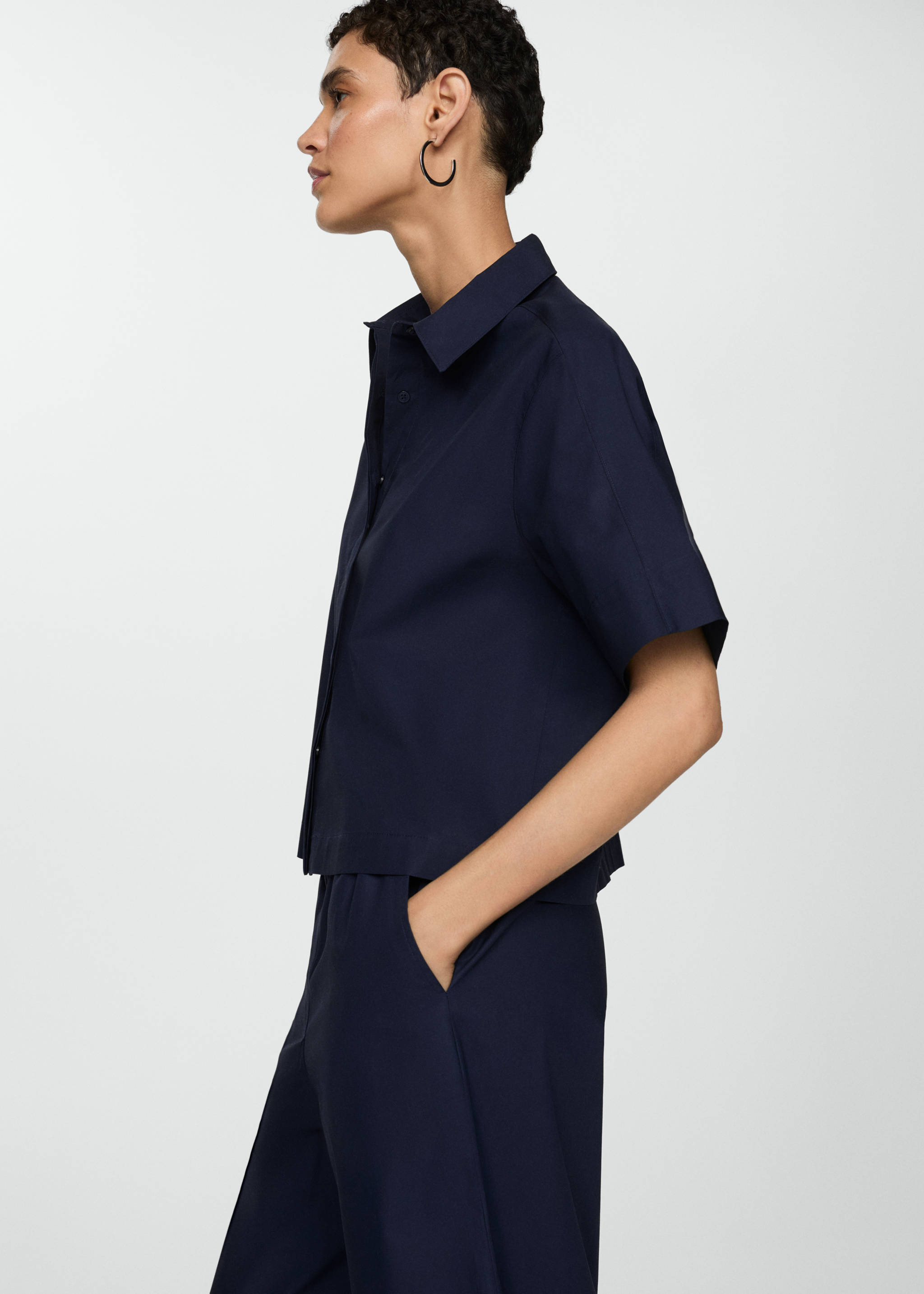 Pantalons wideleg cotó - Detall de l'article 6