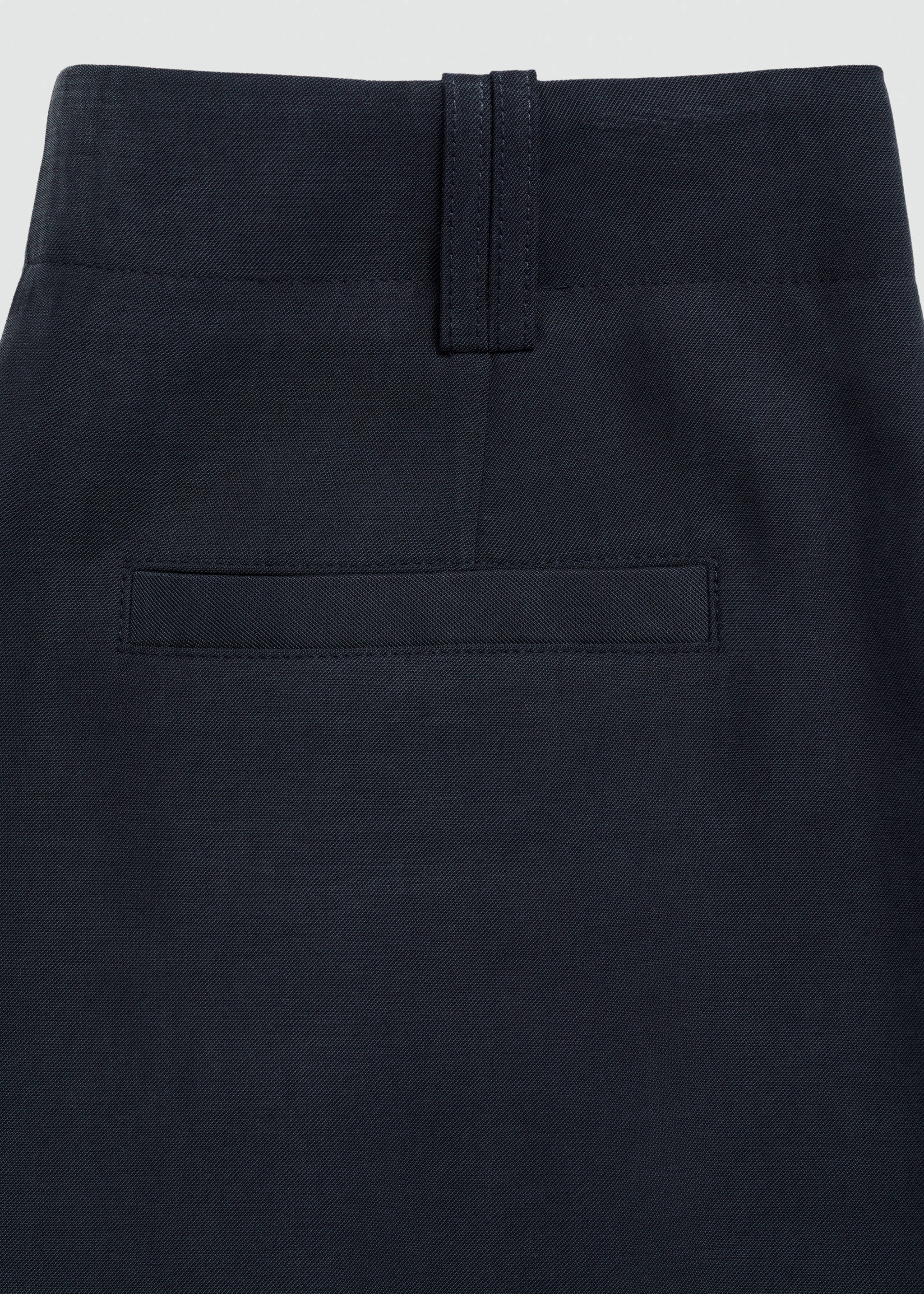 Pleated mid-rise shorts - Details of the article 0