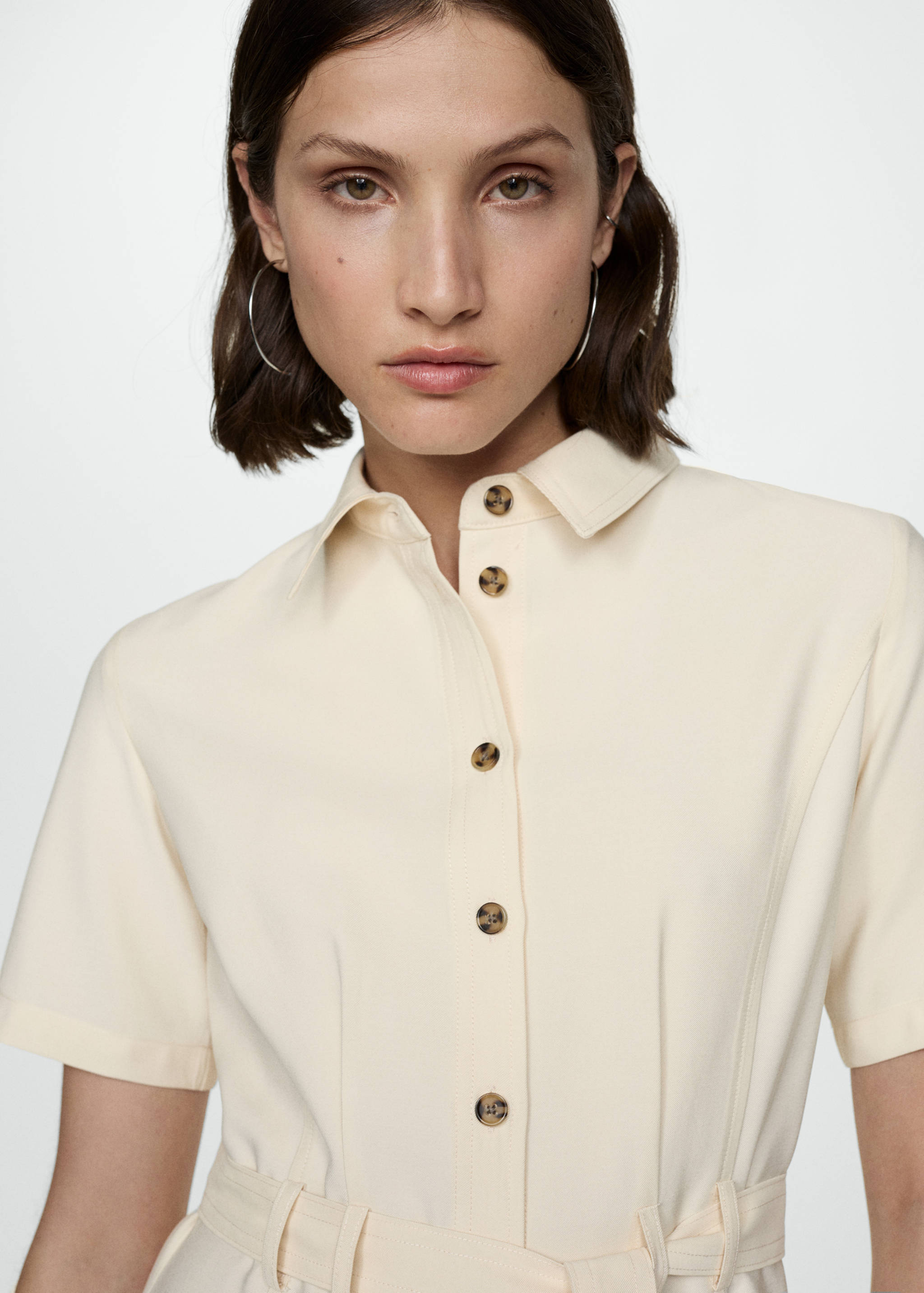 Bow shirt dress - Details of the article 1
