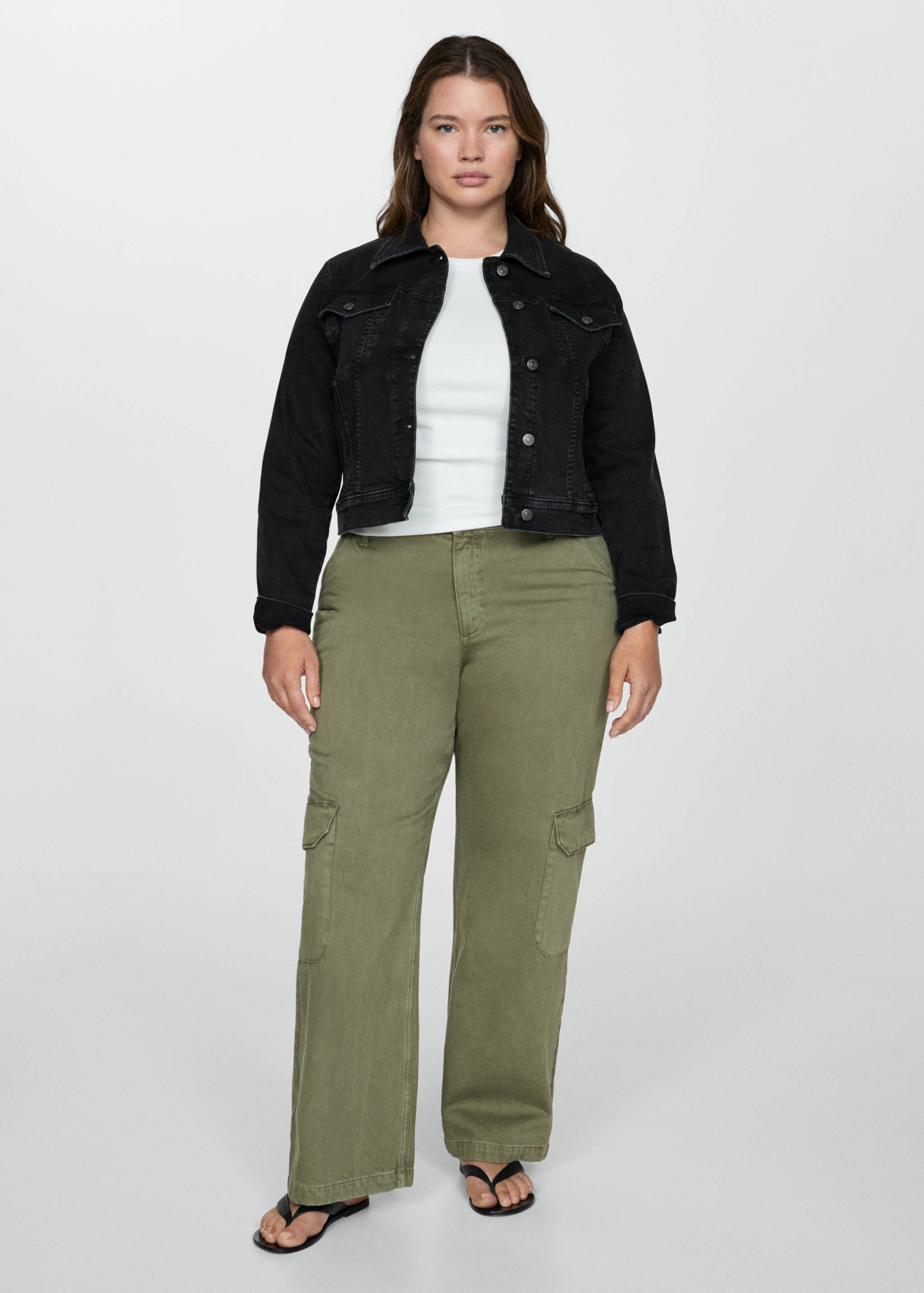 Pocketed denim jacket - Details of the article 3