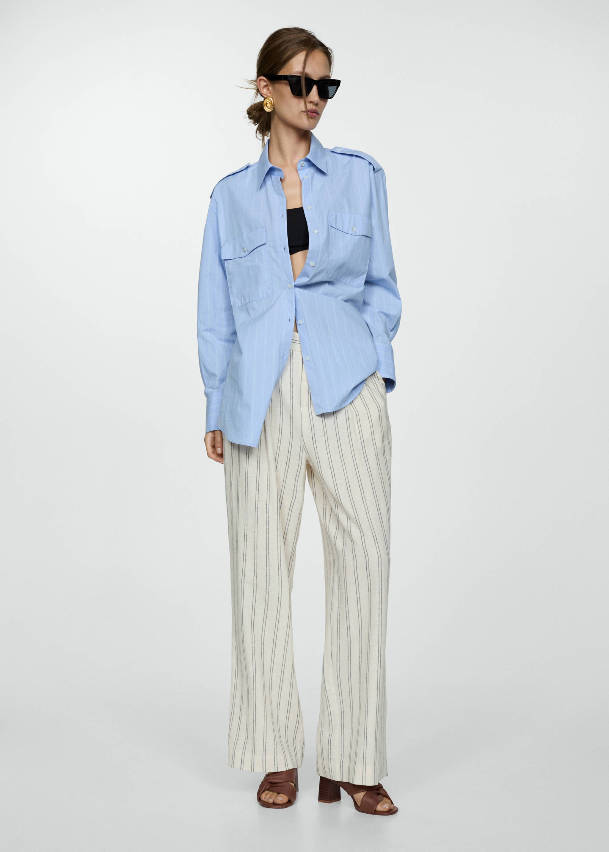 Sandales cuir nœud - Plan général