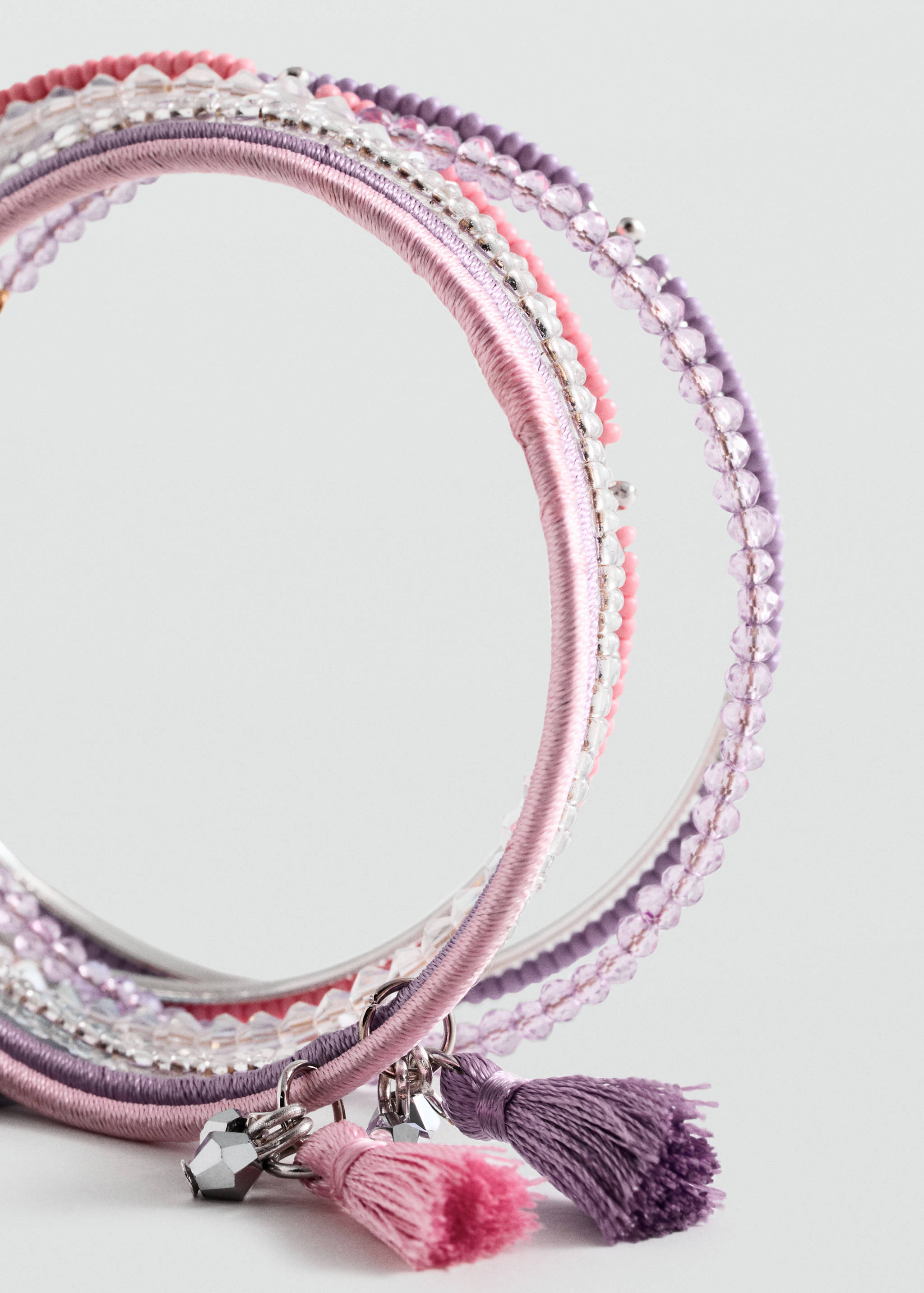 Mixed bead bracelet - Medium plane