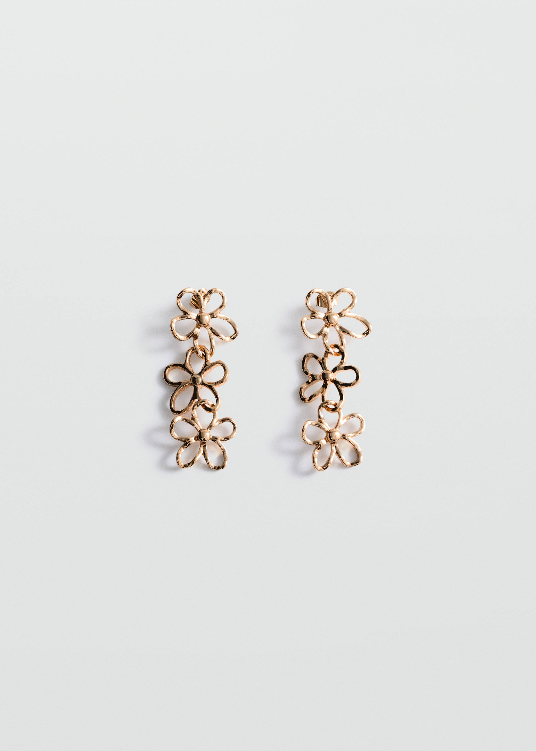 Flower pendant earrings - Article without model