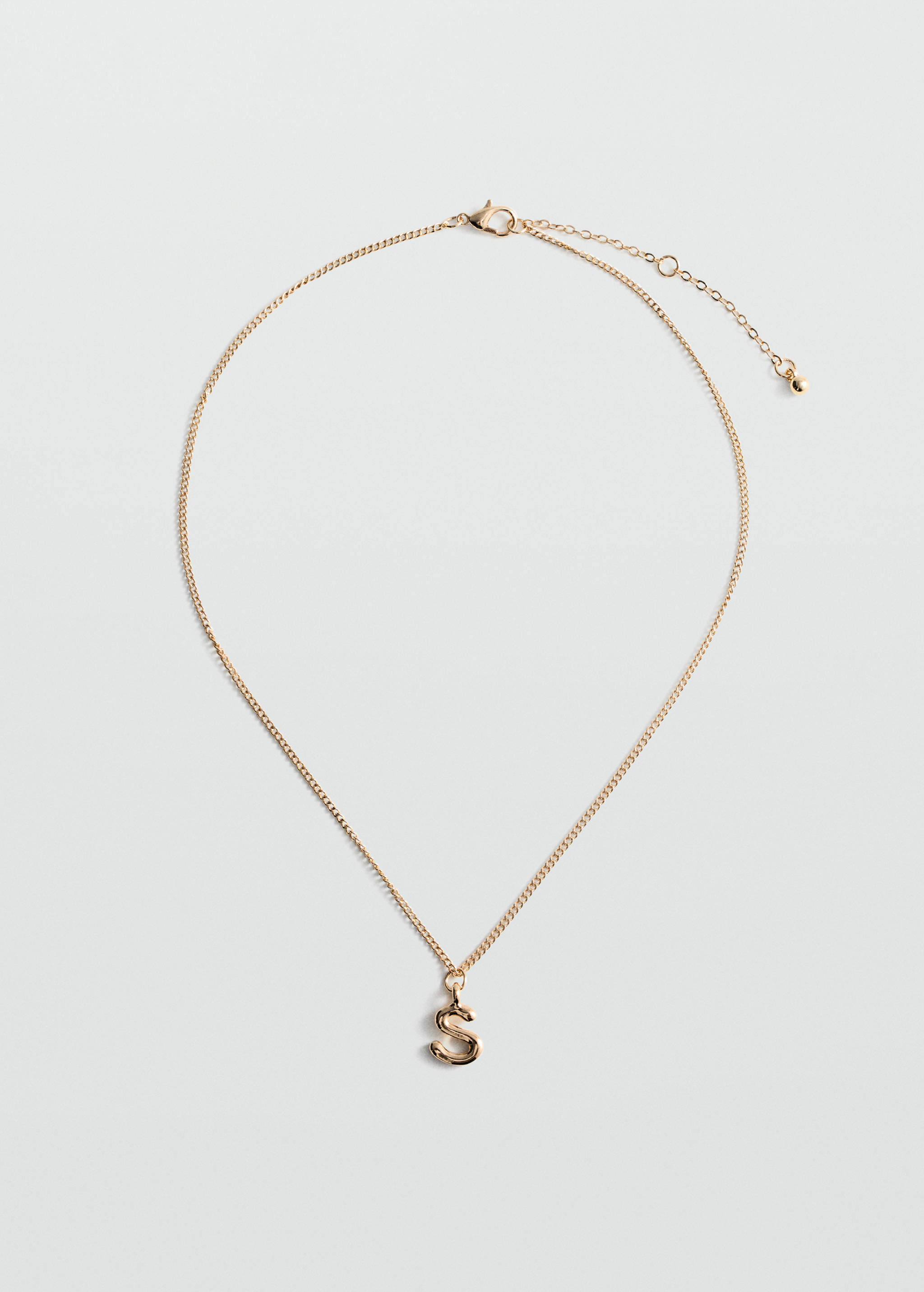 Letter Pendant Necklace - Article without model