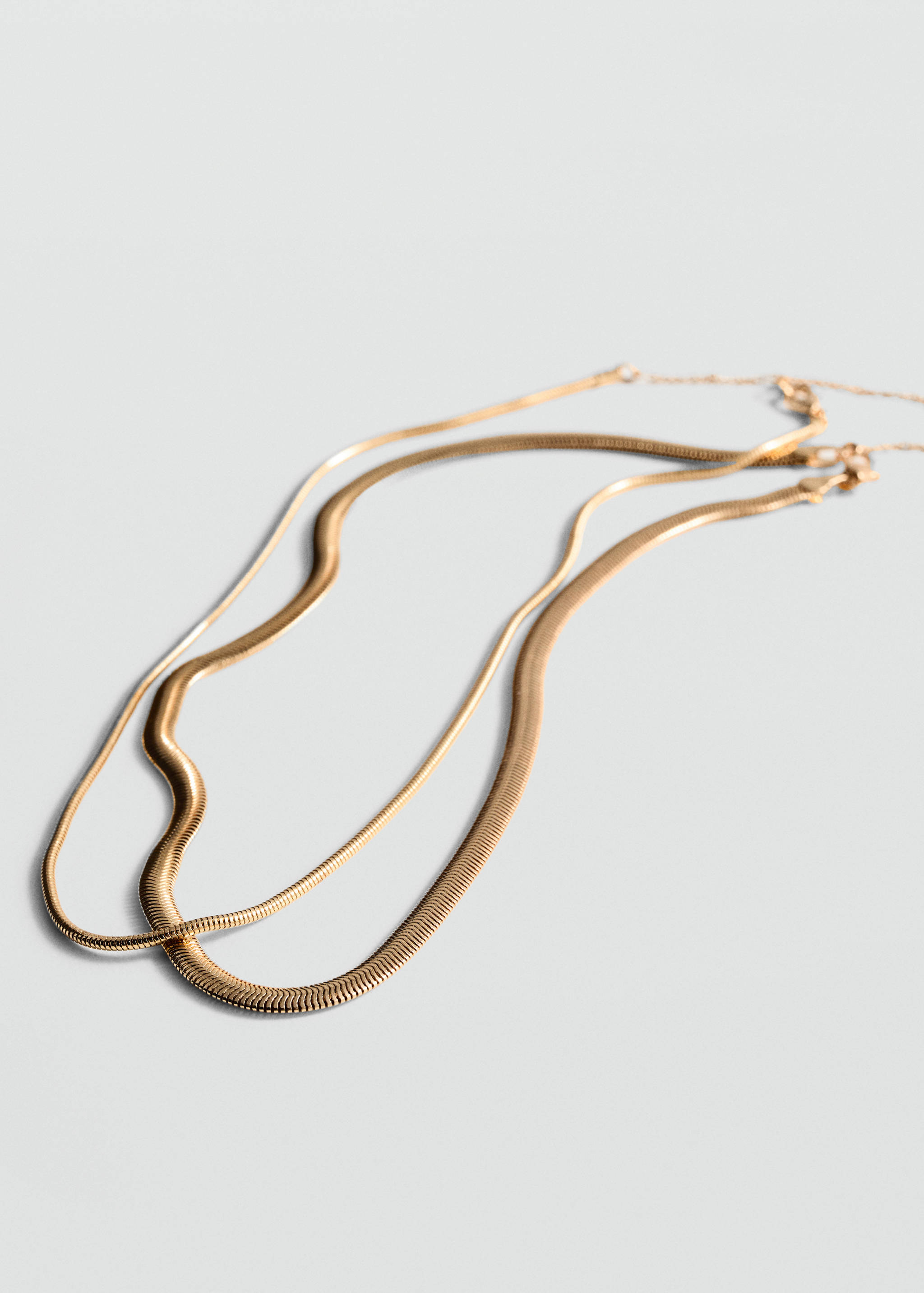 Collier double combiné - Plan moyen