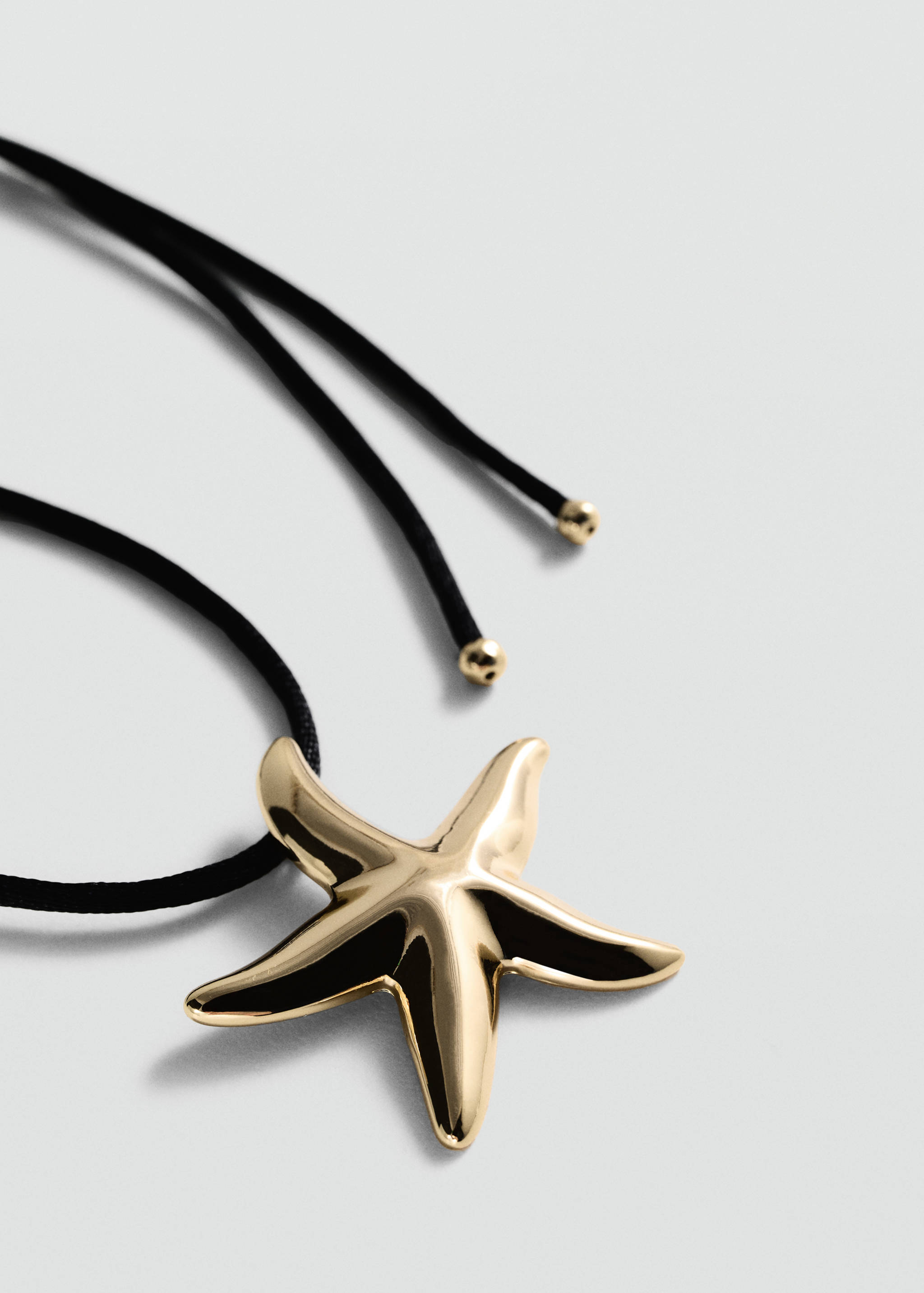 Star cord necklace - Medium plane